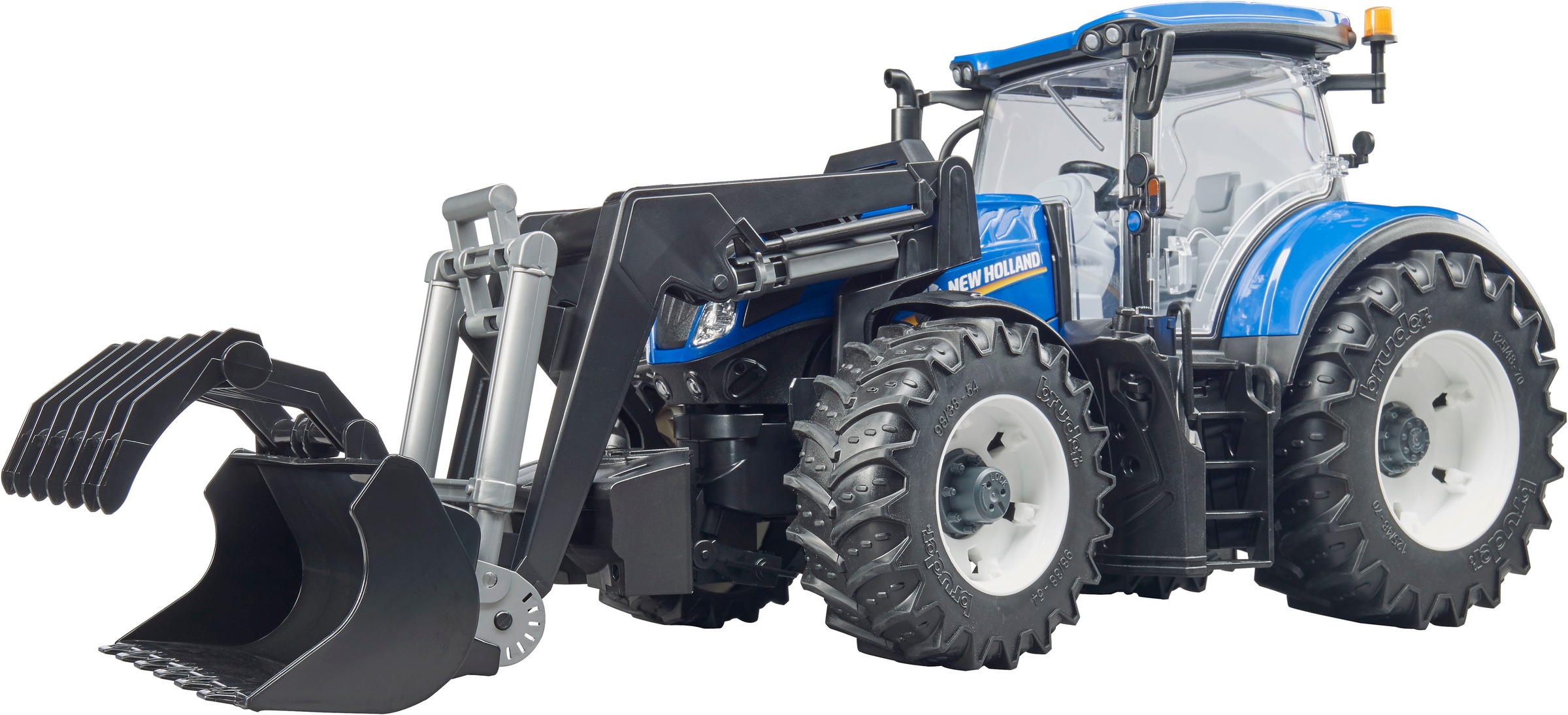 Bruder® Spielzeug-Traktor »New Holland T7.315 Frontlader lenkbar 44 cm (03121)« Made in Europe