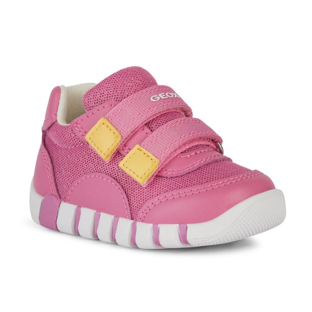 Geox Lauflernschuh »B IUPIDOO GIRL A«, Sneaker, Babyschuh mit softer Lederinnenausstattung