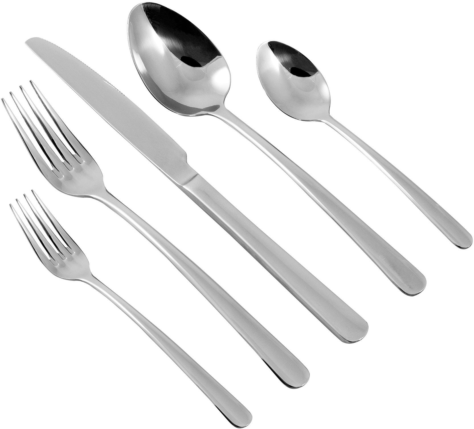 Karcher Haushaltswaren Besteck-Set »Denver«, (Set, 30 tlg.), Edelstahl 18/0, elegante Form