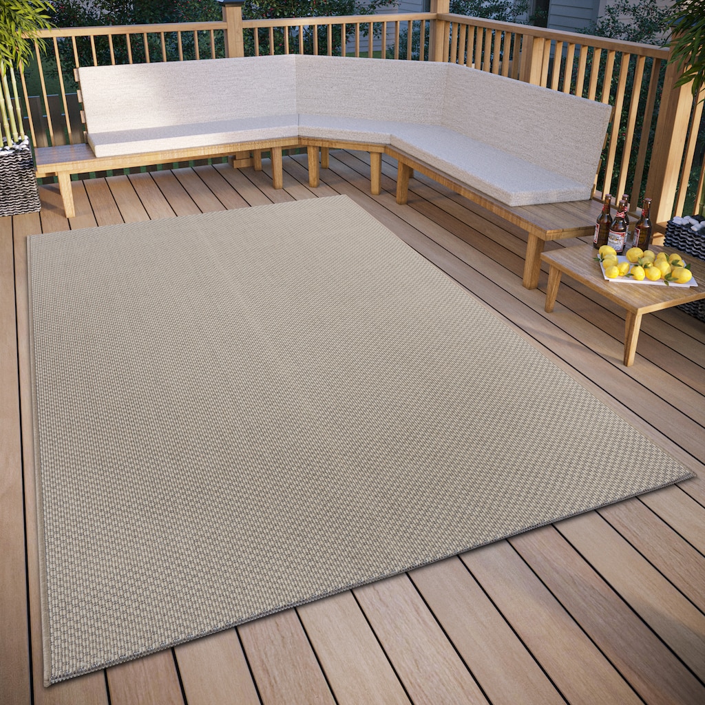 HANSE Home Teppich »Pure«, rechteckig, In-& Outdoor, Wetterfest, Balkon, Garten, Wohnzimmer, Wasserfest
