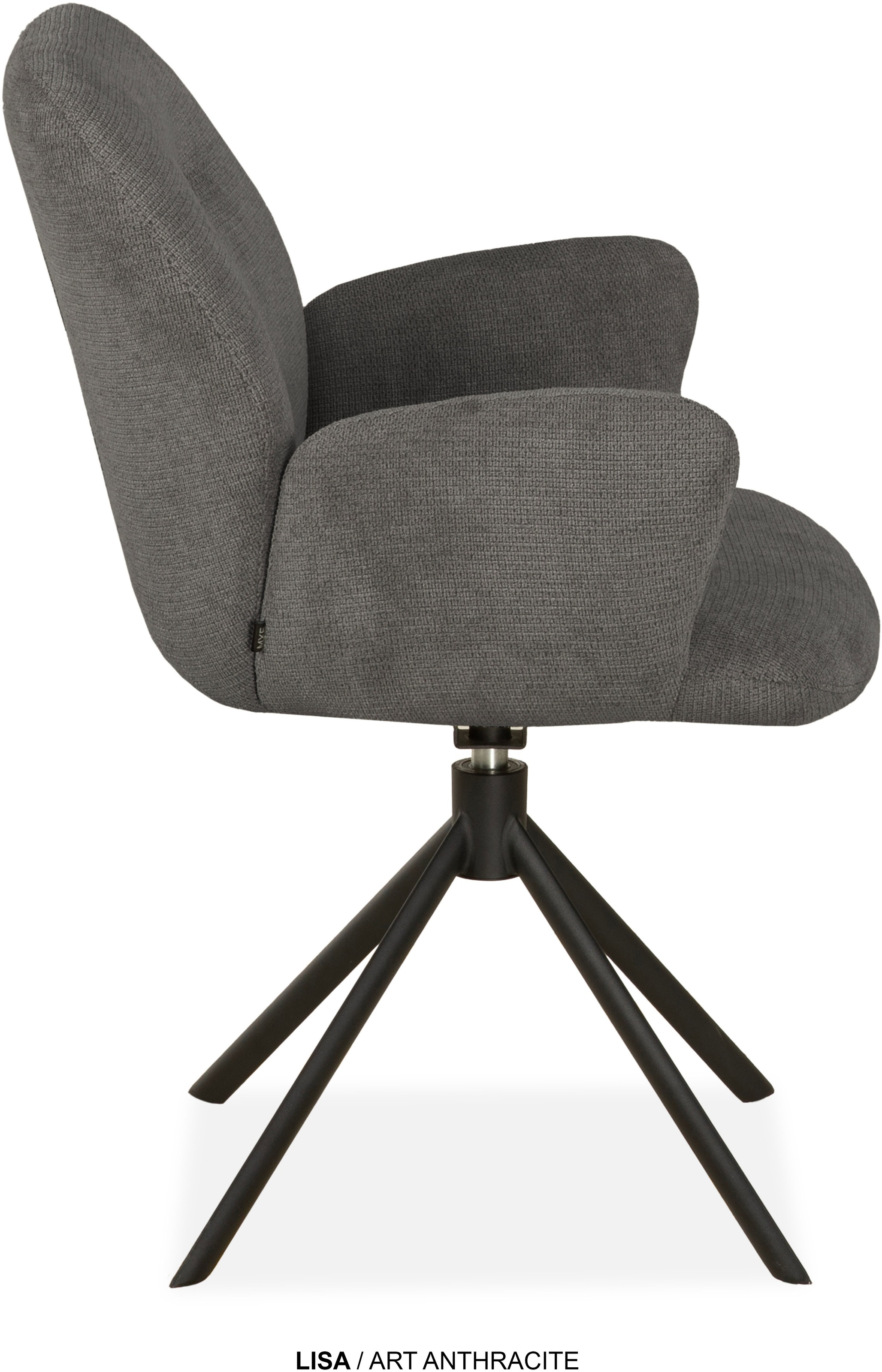 OMG Design Esszimmerstuhl »Lisa« (Set) 1 Stk.Drehstuhl mit auto-return, Armlehnenstuhl