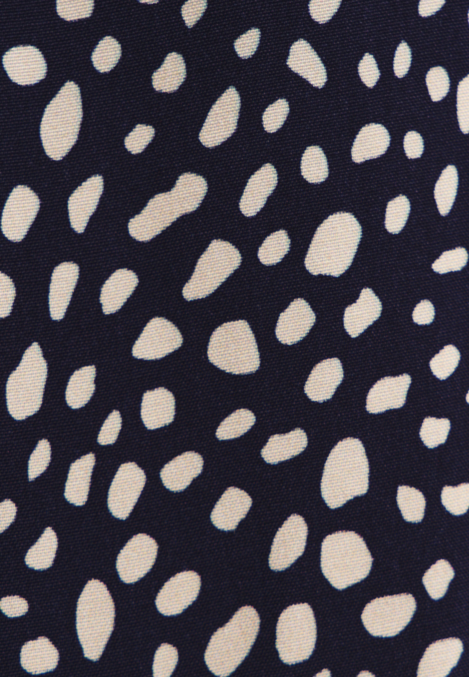 seidensticker Sommerkleid »Schwarze Rose«, Langarm Kragen Druck