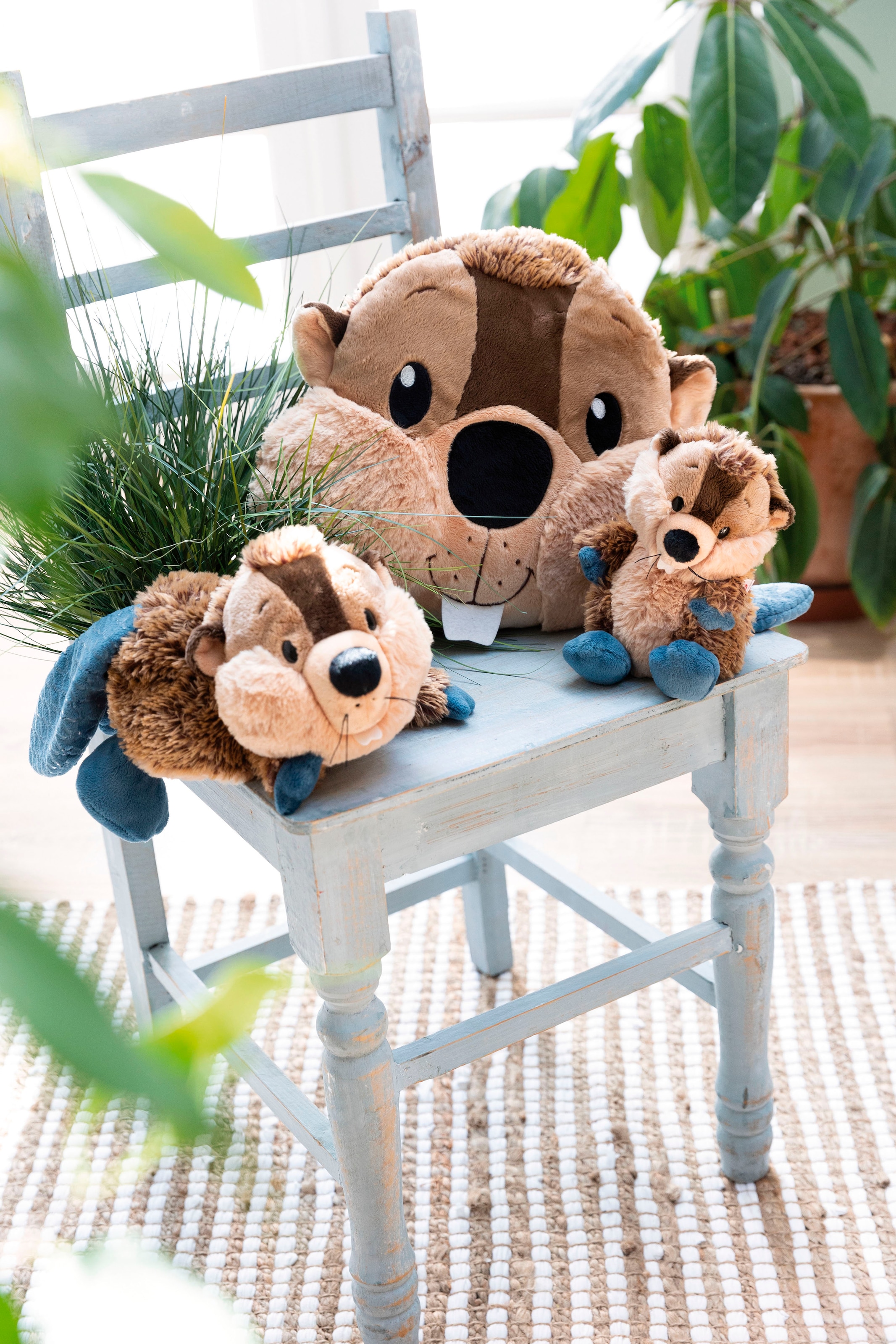 Nici Kuscheltier »Forest Friends, Kissen Biber Harry Woodsnacker figürlich 32x27 cm«, enthält recyceltes Material