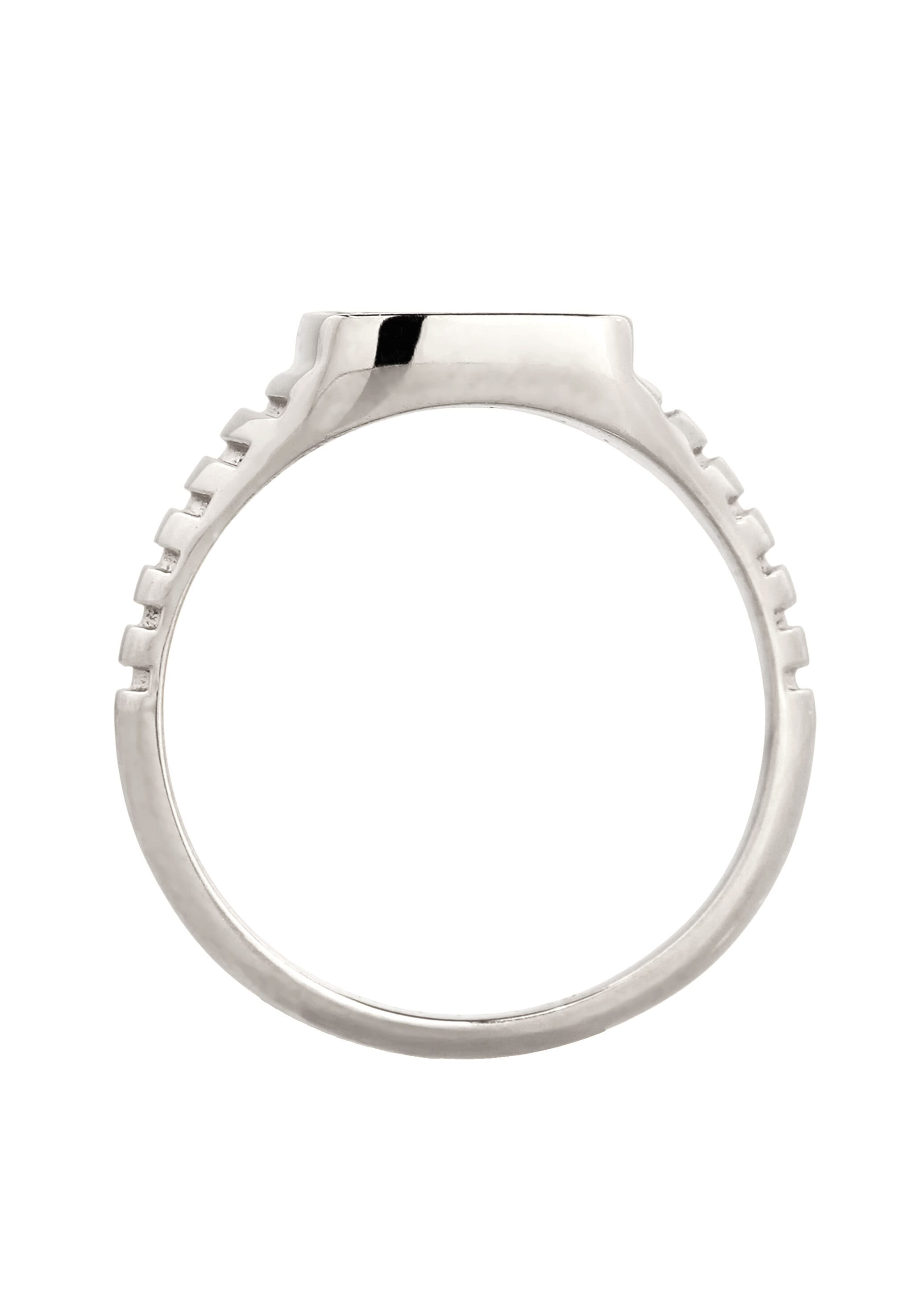 Elli Siegelring »Ring Ring Signet 925 Sterling Silber«