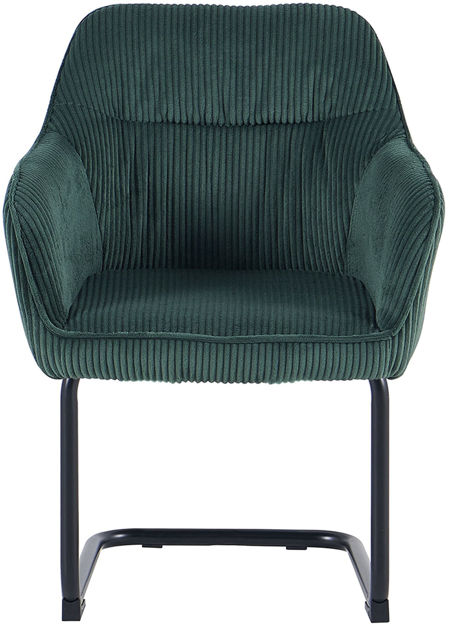 byLIVING Freischwinger »ELBA« (Set) 2 Stk.Grob-Cord, 110 kg, 180° drehbar Rückholfunktion, Schwingstuhlgestell