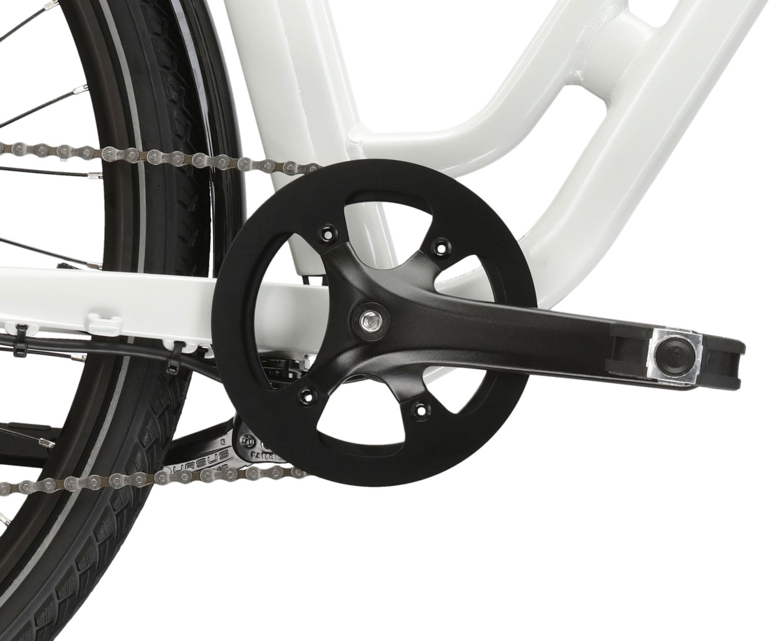 Kross E-Bike »E-Citybike Sentio Hybrid 1.0 28 Zoll weiß«, 8 Gang, microSHIFT, M26S, Heckmotor 250 W, Pedelec, Elektrofahrrad für Damen und Herren