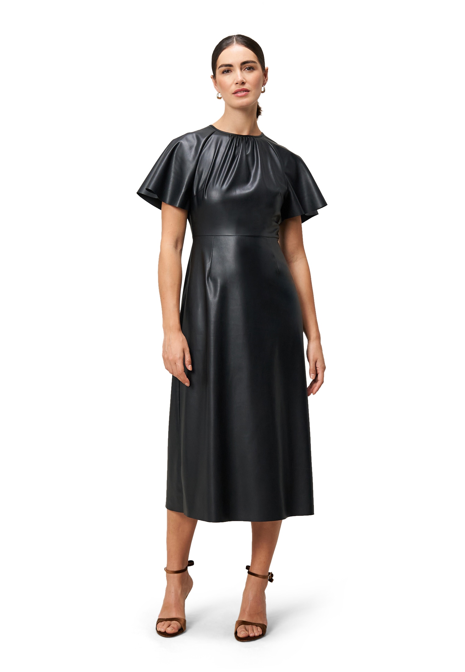 Zero Midikleid »Midikleid in Lederoptik«