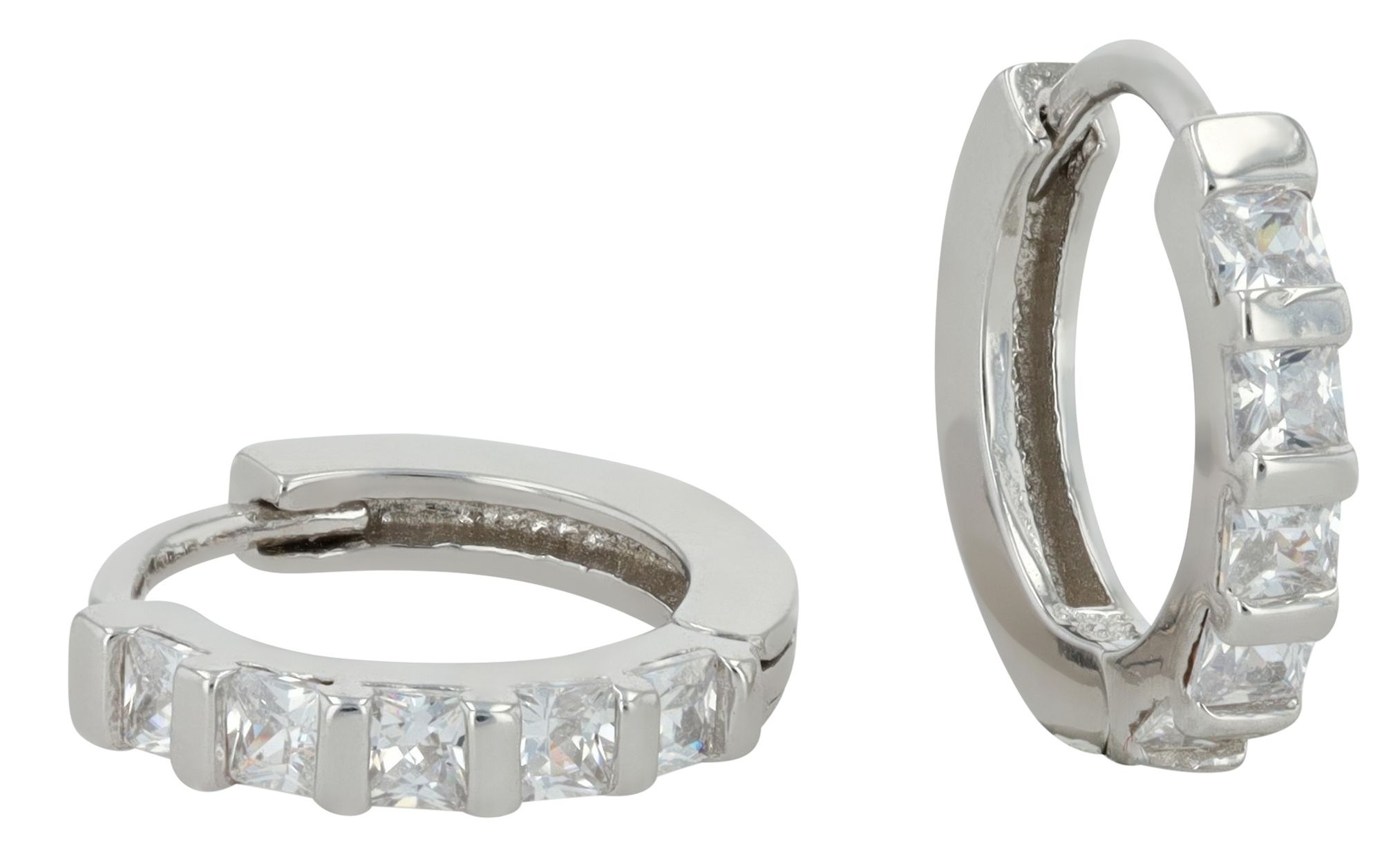 Adelia´s Paar Creolen »Damen Ohrringe ¿ Creole aus 925 Silber«