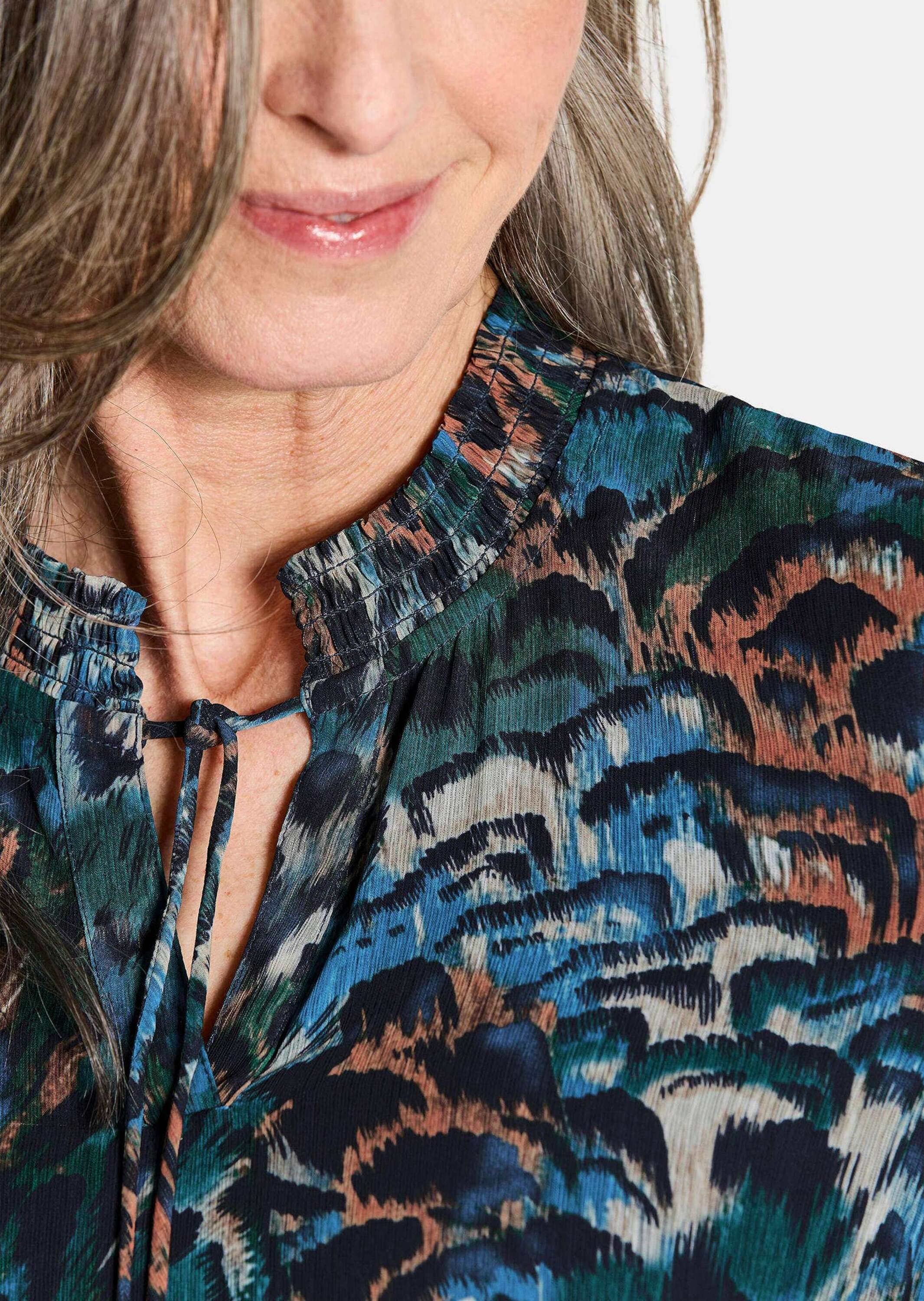 GOLDNER Schlupfbluse »Druckbluse aus Chiffon«