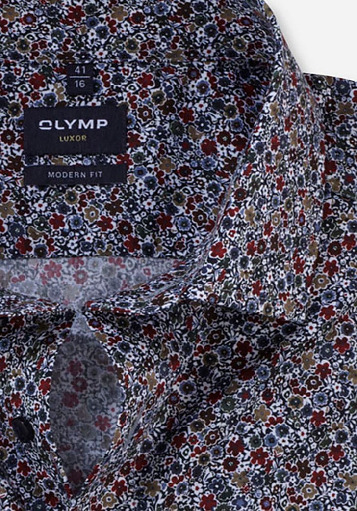 OLYMP Businesshemd »Luxor modern fit«, mit floralem Print