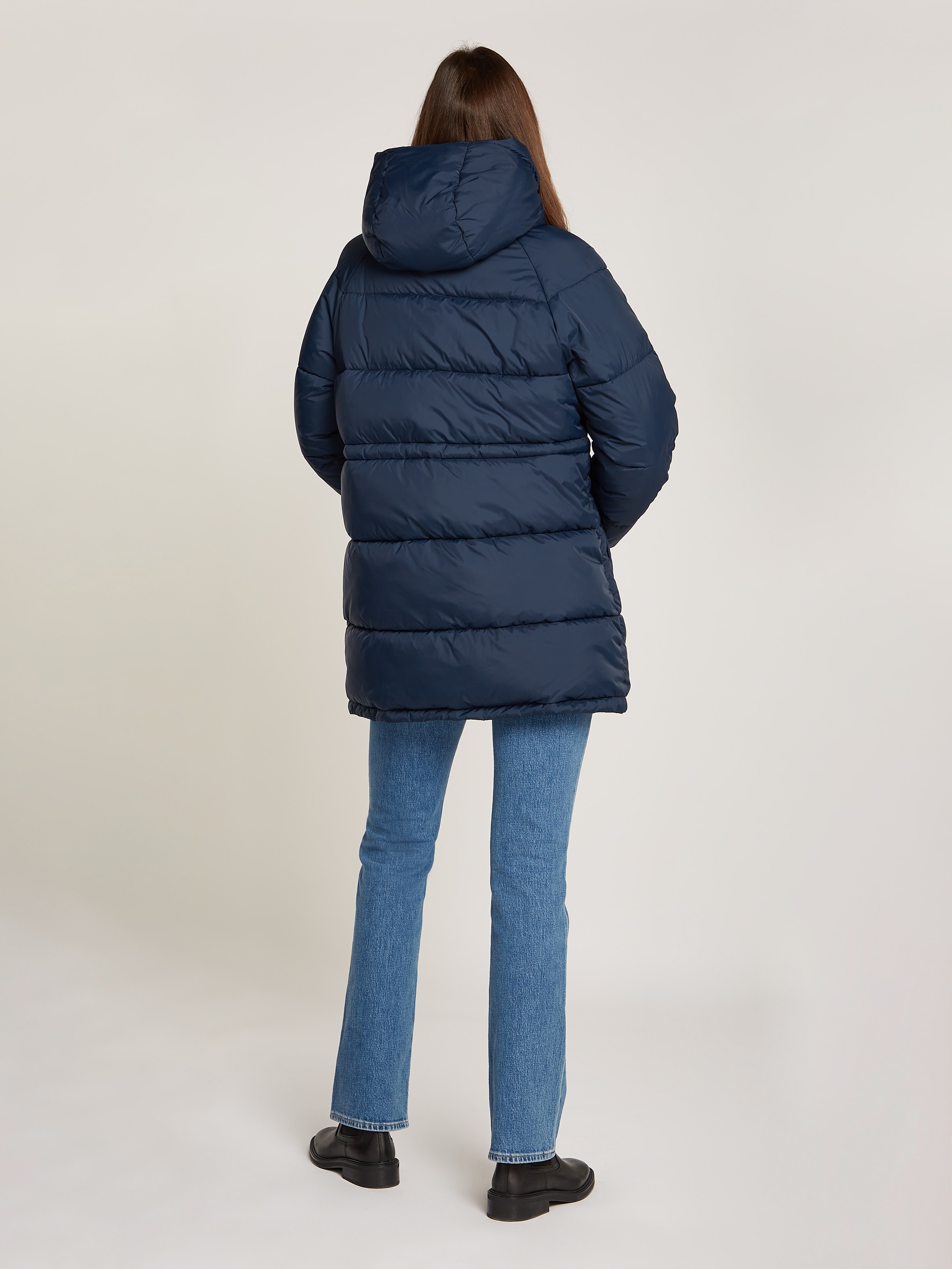 Tommy Jeans Steppjacke »TJW MIDI ASPEN PUFFER«, mit Logostickerei