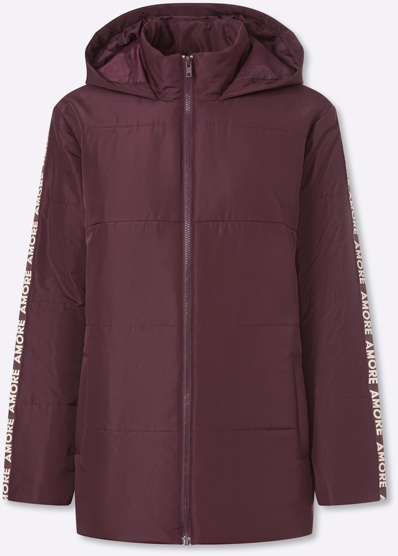 Classic Basics Steppjacke mit Kapuze