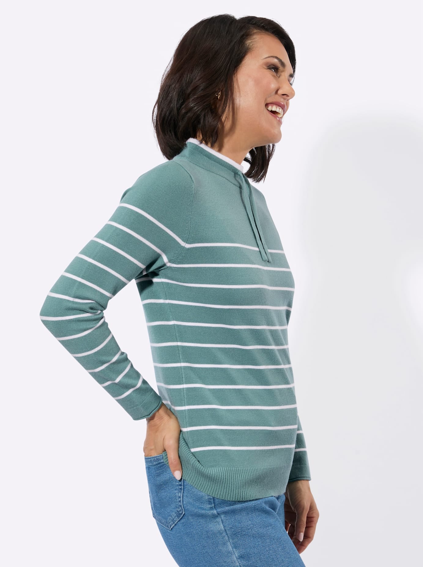 Casual Looks Stehkragenpullover »Stehkragen-Pullover«