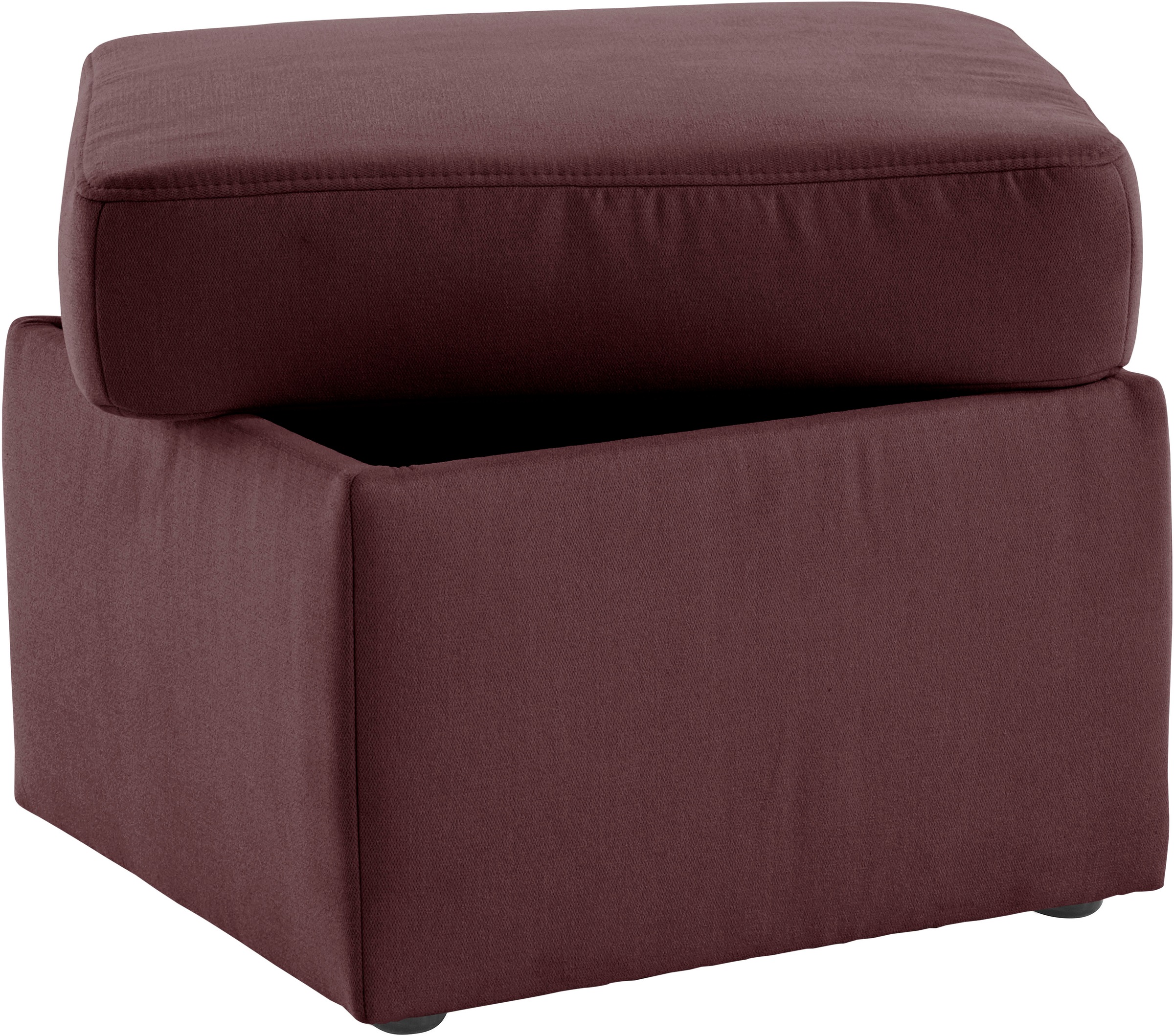 sit&more Stauraumhocker »Melissa«, klassisches Design, optional in dem mit Wasser zu reinigendem Bezug