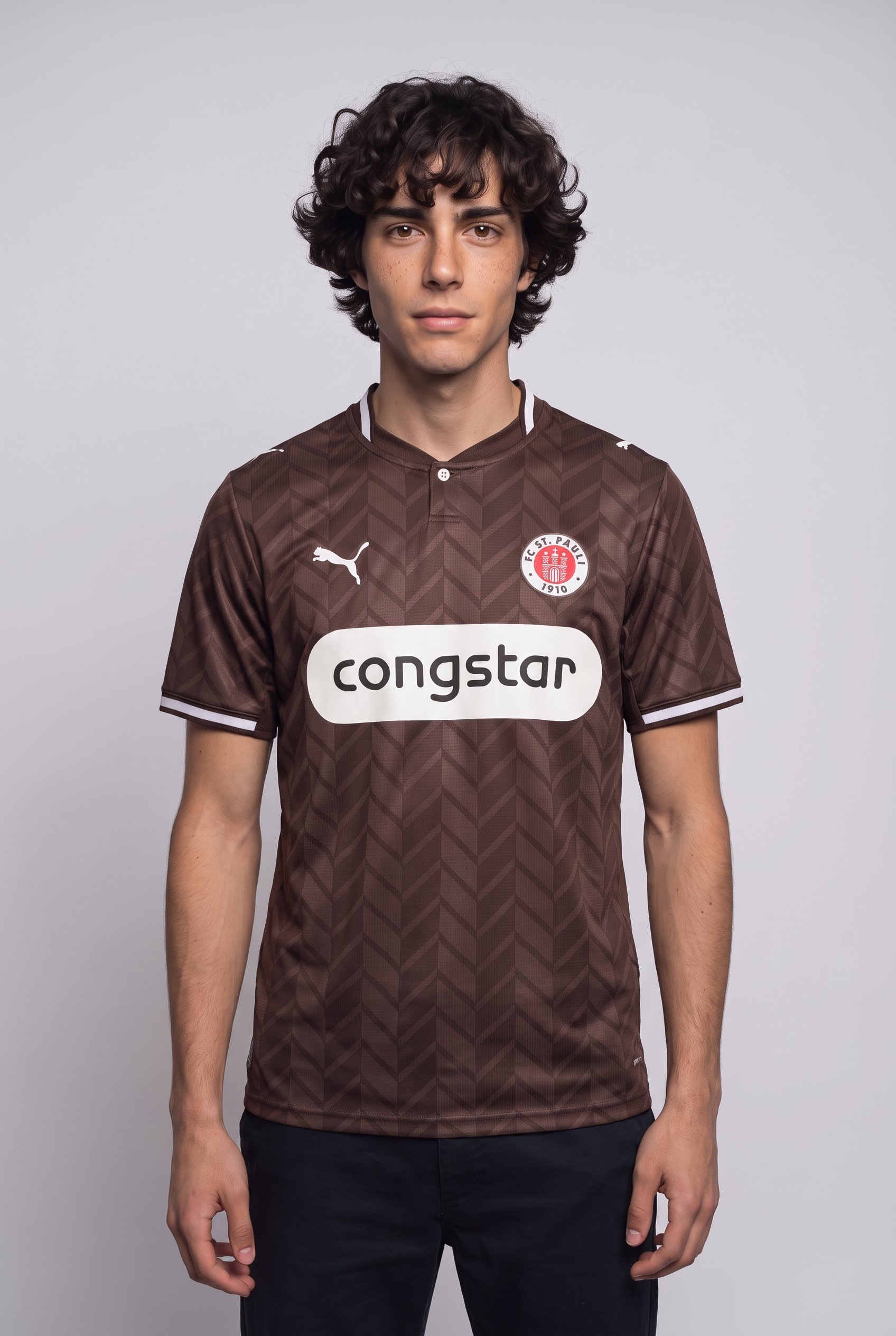 PUMA Fußballtrikot »FCSP HOME JERSEY REPLICA« mit Rundhalsausschnitt, Kurzarm, atmungsaktiv