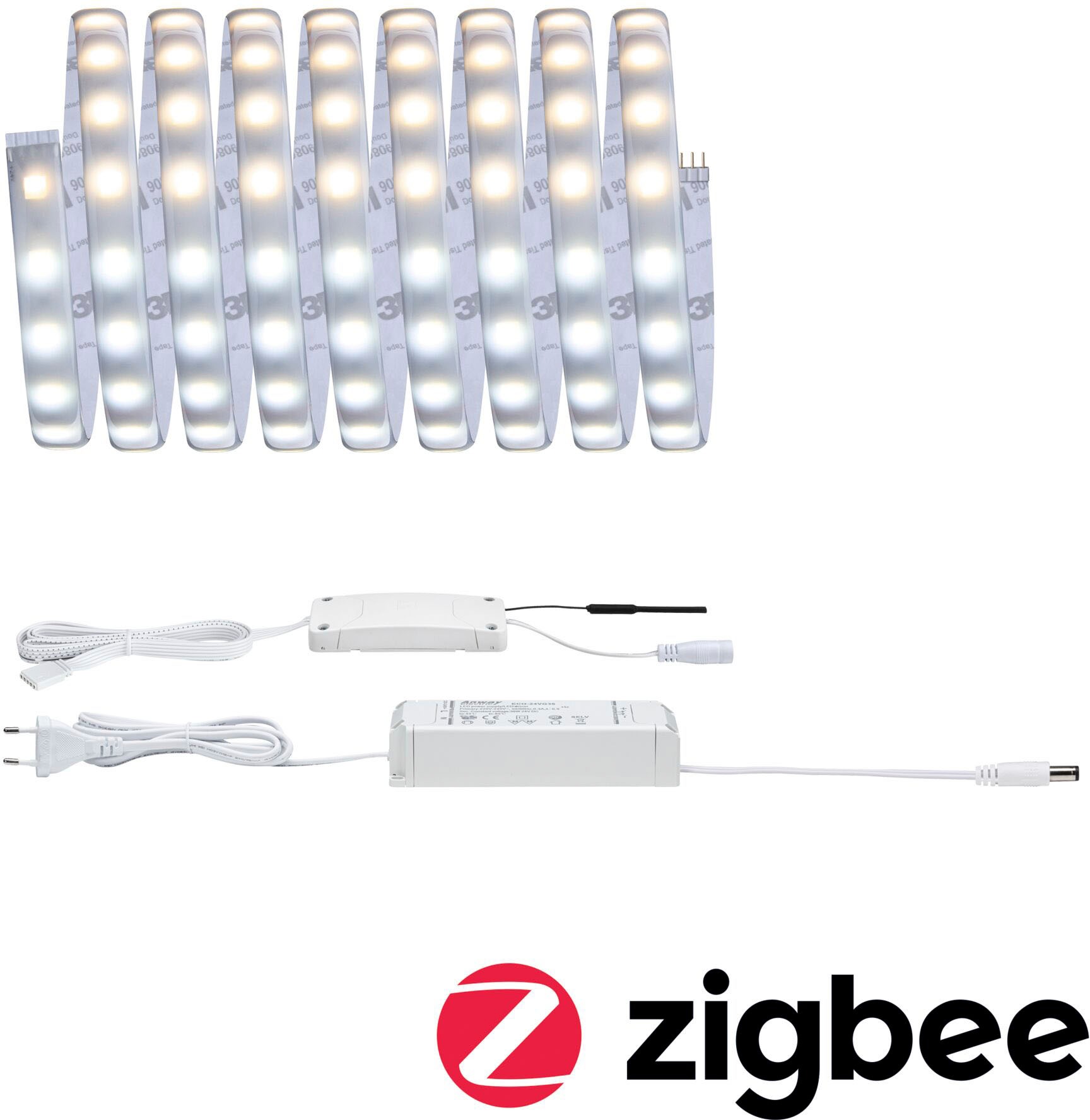 Paulmann LED-Streifen »MaxLED 500 Basisset Smart Home Zigbee«, 1 St.-flammig, 3m, Tunable White, beschichtet