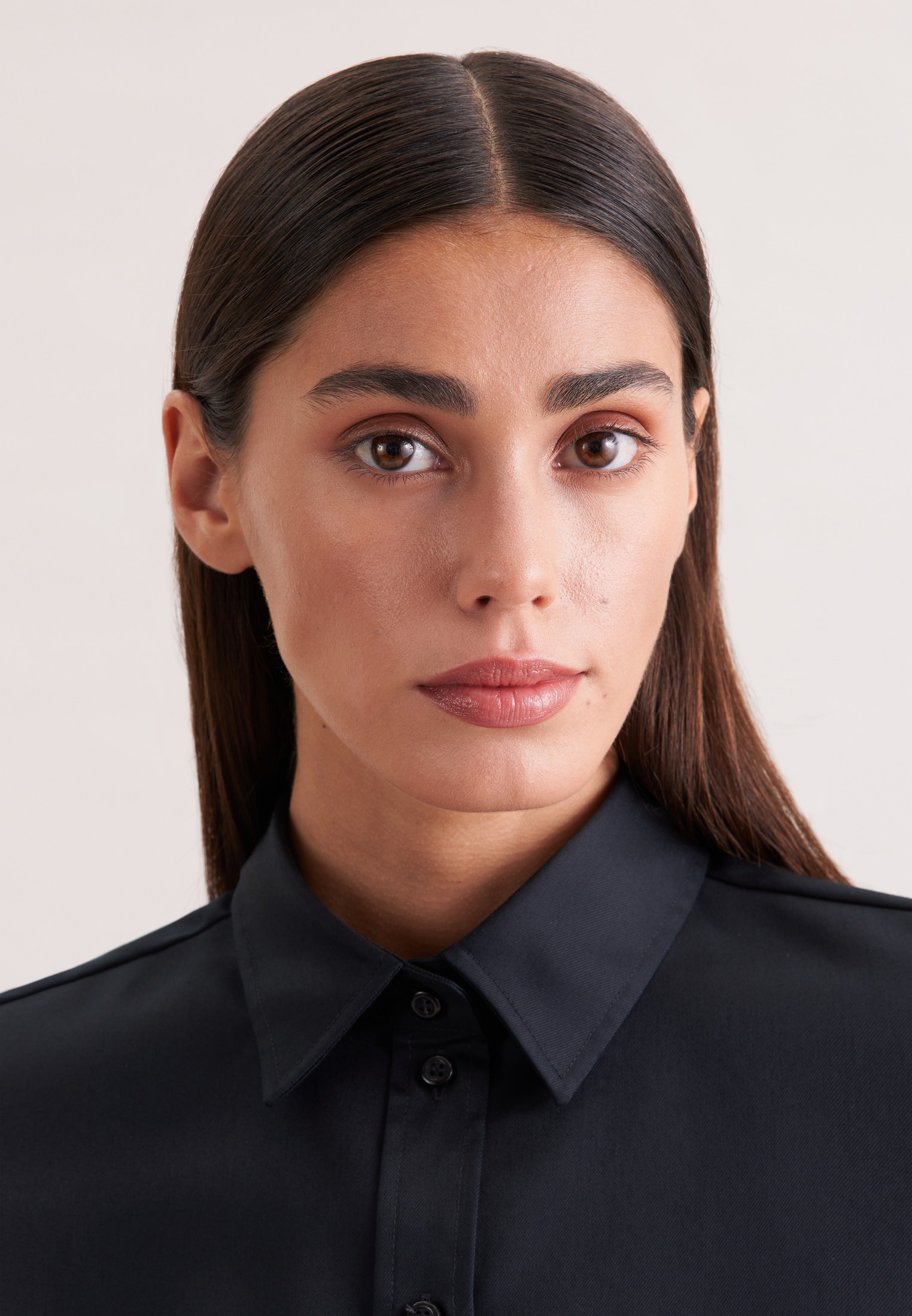 seidensticker Hemdbluse »Schwarze Rose« 1/1 Kragen Uni