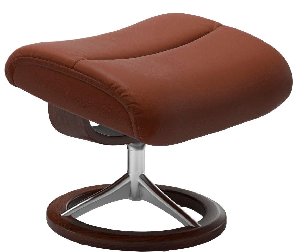 Stressless® Relaxsessel »View« Set, Relaxsessel mit Hocker,  mit Signature Base, Größe S,Gestell Braun