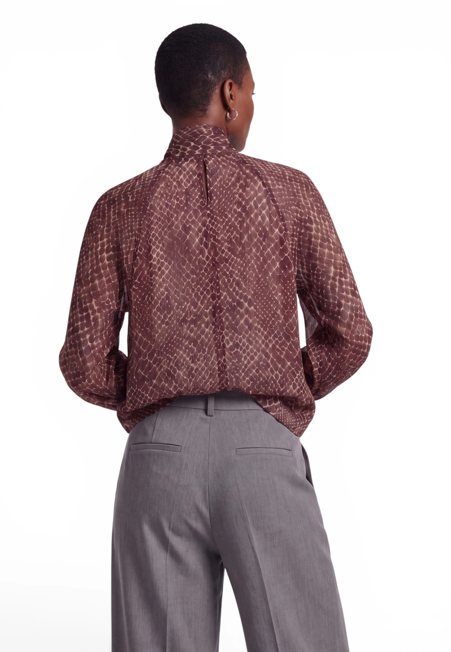 Zero Schluppenbluse »Schluppenbluse mit Print.«