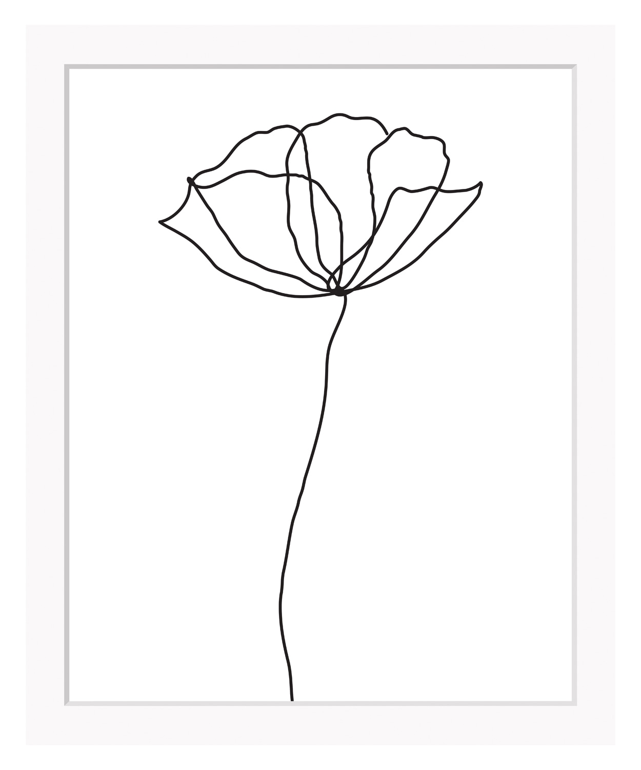 Bild »Susanne«, Blumen, Rose, gerahmt