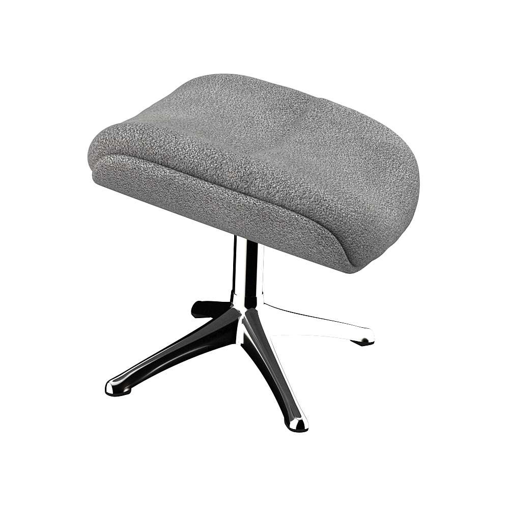 FLEXLUX Fußhocker »Haze Beinstütze, skandinavische Design, hervorragender Komfort« Beinauflage zur besseren Entspannung, robuster Alu Fuß, pflegeleicht