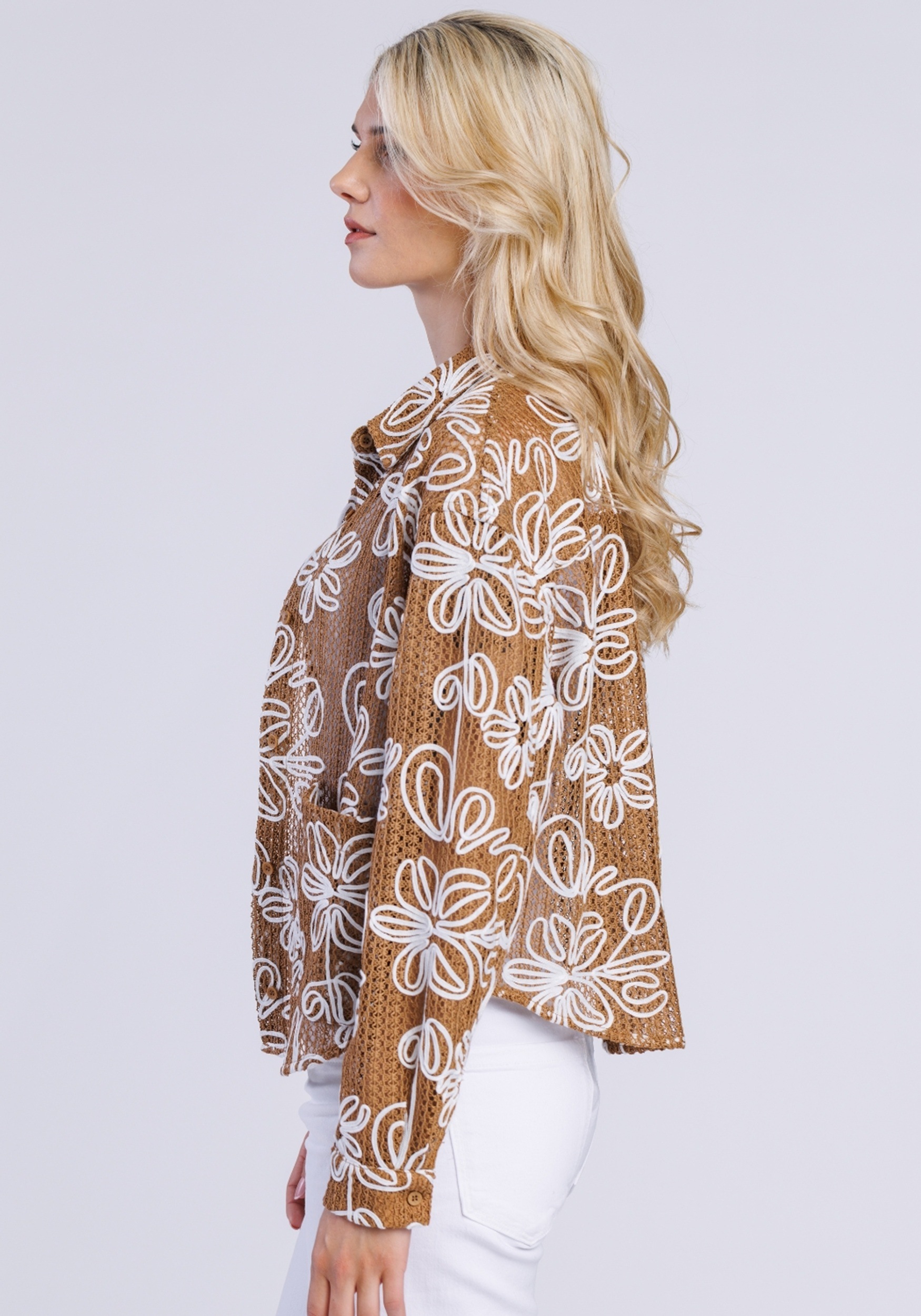 Freaky Nation Hemdbluse »Flower Star-FN«