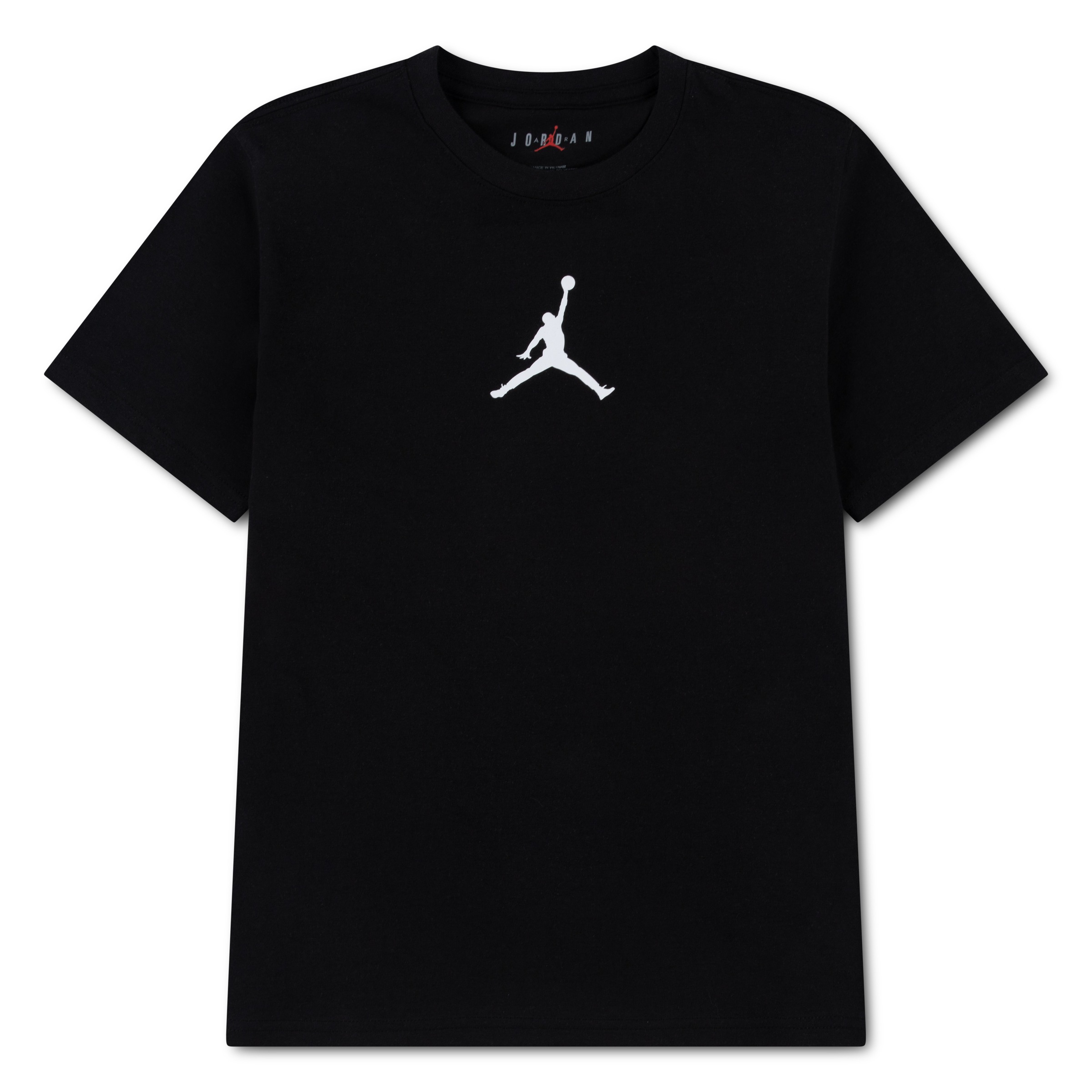 Jordan T-Shirt »JDB SMALLER JUMPMAN AIR JERSEY« mit verkleinertem Jumpman-Logo, Kurzarmdesign, Rundhalsausschnitt