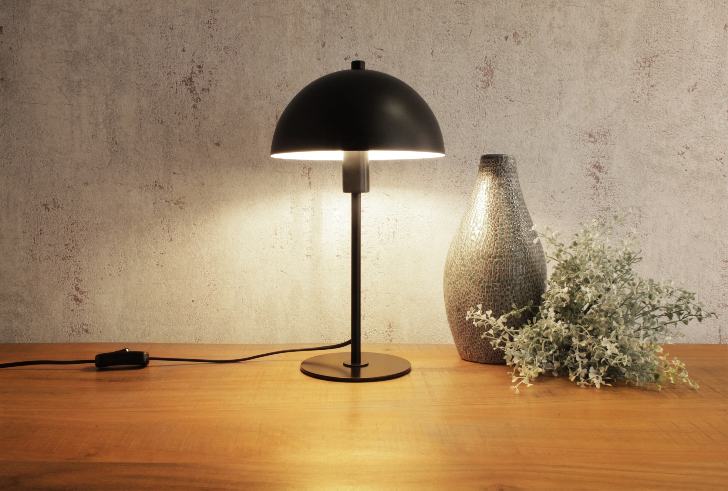 ECO-LIGHT Tischleuchte »VEGA«, 1 flammig, Leuchtmittel E14 | ohne Leuchtmittel, Stylische Pilzform