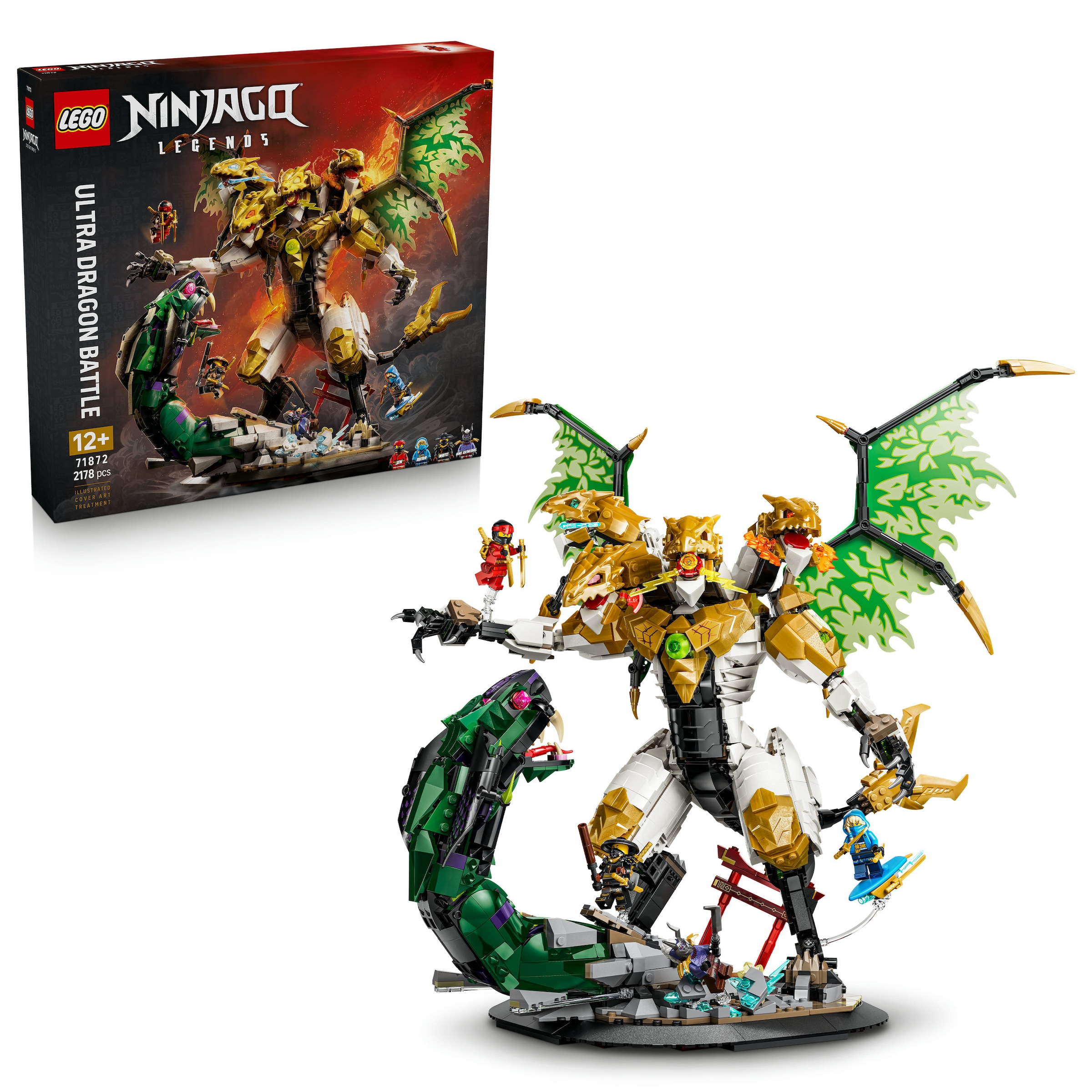 LEGO® Konstruktionsspielsteine »Duell mit dem Ultradrachen (71872), LEGO Ninjago« Made in Europe