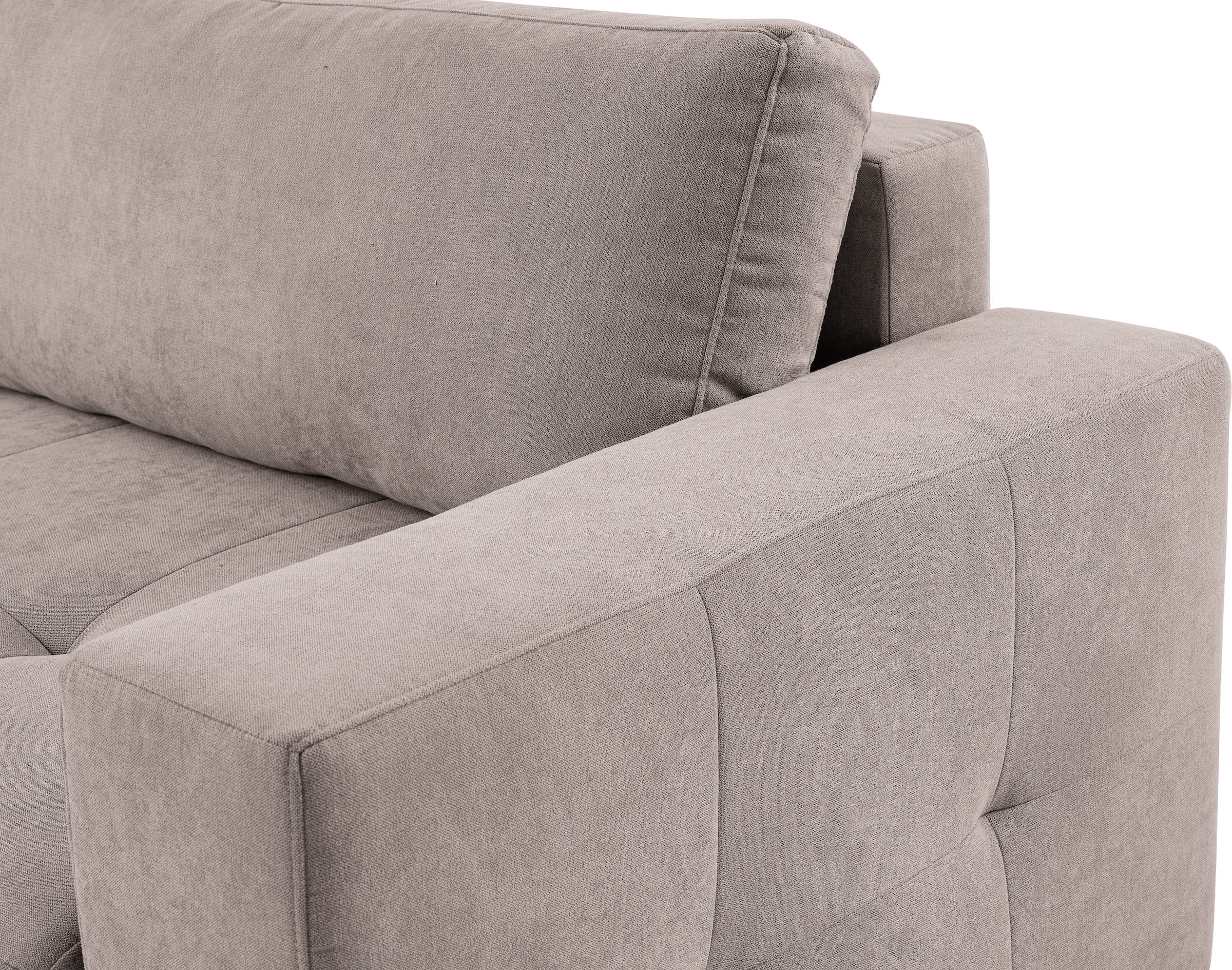 WERK2 Ecksofa »Indiana 270 cm breit inkl. Bettfunktion & Bettkasten« Luxus-Microfaser weich ENJOY NEW, L-Form, XXL, Schlaffunktion