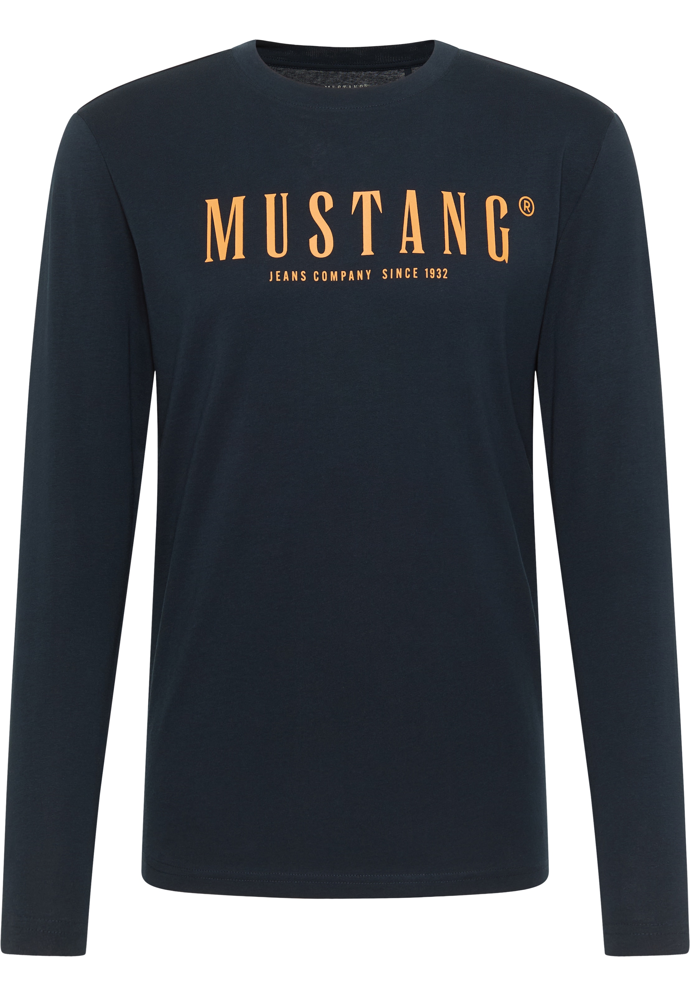MUSTANG Langarmshirt »Style Asheville«, Auch ideal zum Unterziehen