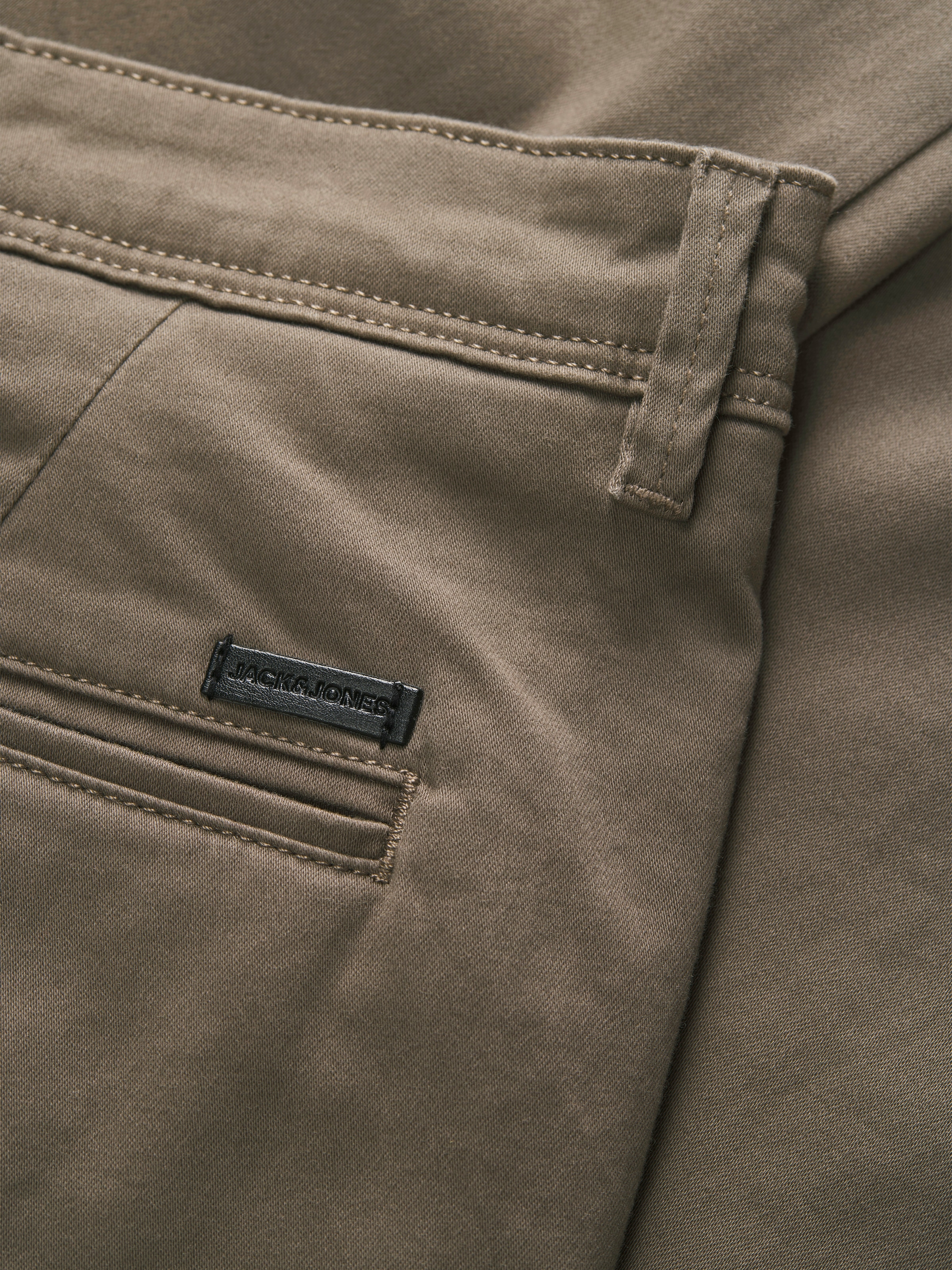 Jack & Jones »JJIMARCO mit Badge und hohem Tragekomfort«  unifarben, modisch, slim fit, Baumwollmischung