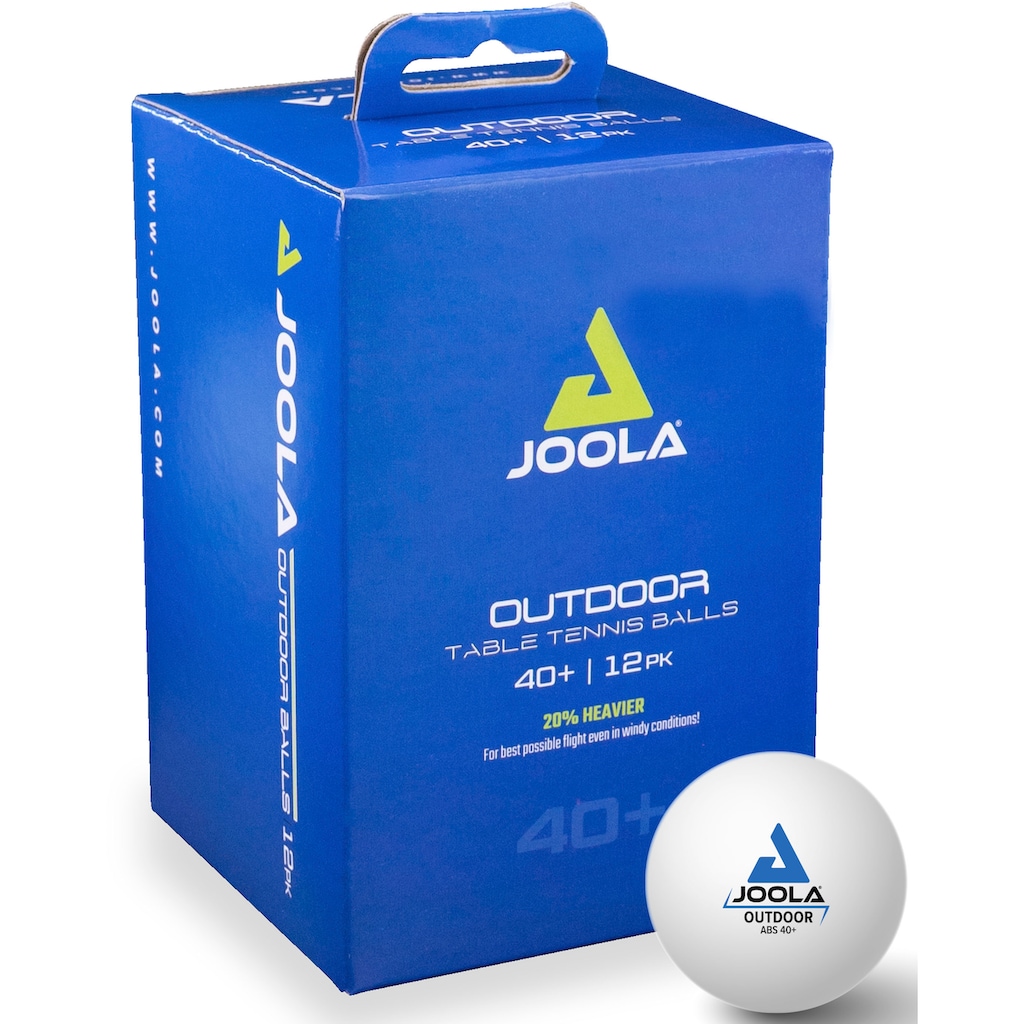 Joola Tischtennisball »Outdoor Ball«, (Packung, 12er-Pack)