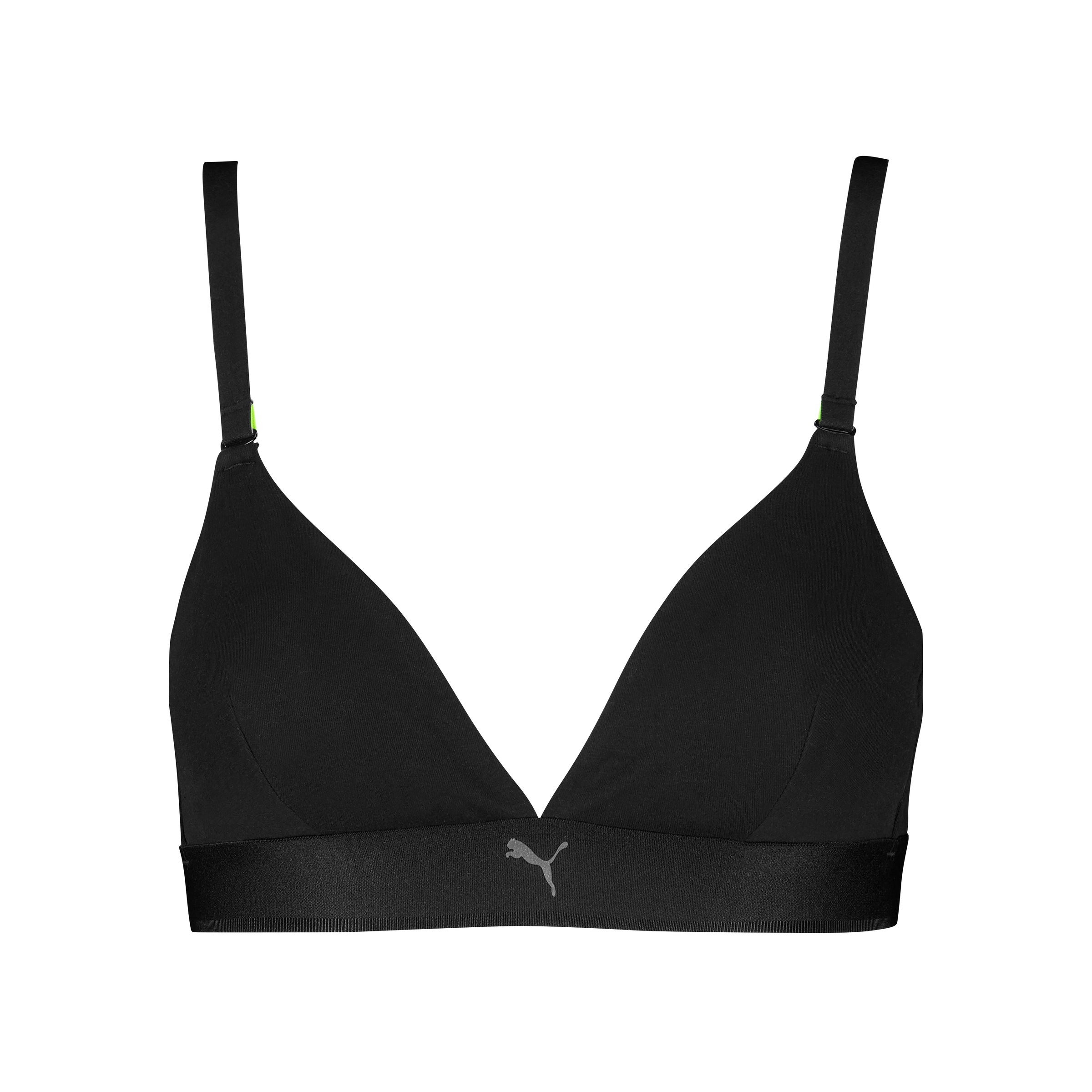 PUMA Bügelloser BH »PUMA WOMEN COTTON TRIANGLE BRALETTE« herausnehmbare gepolsterte Cups für anpassungsfähigen Look