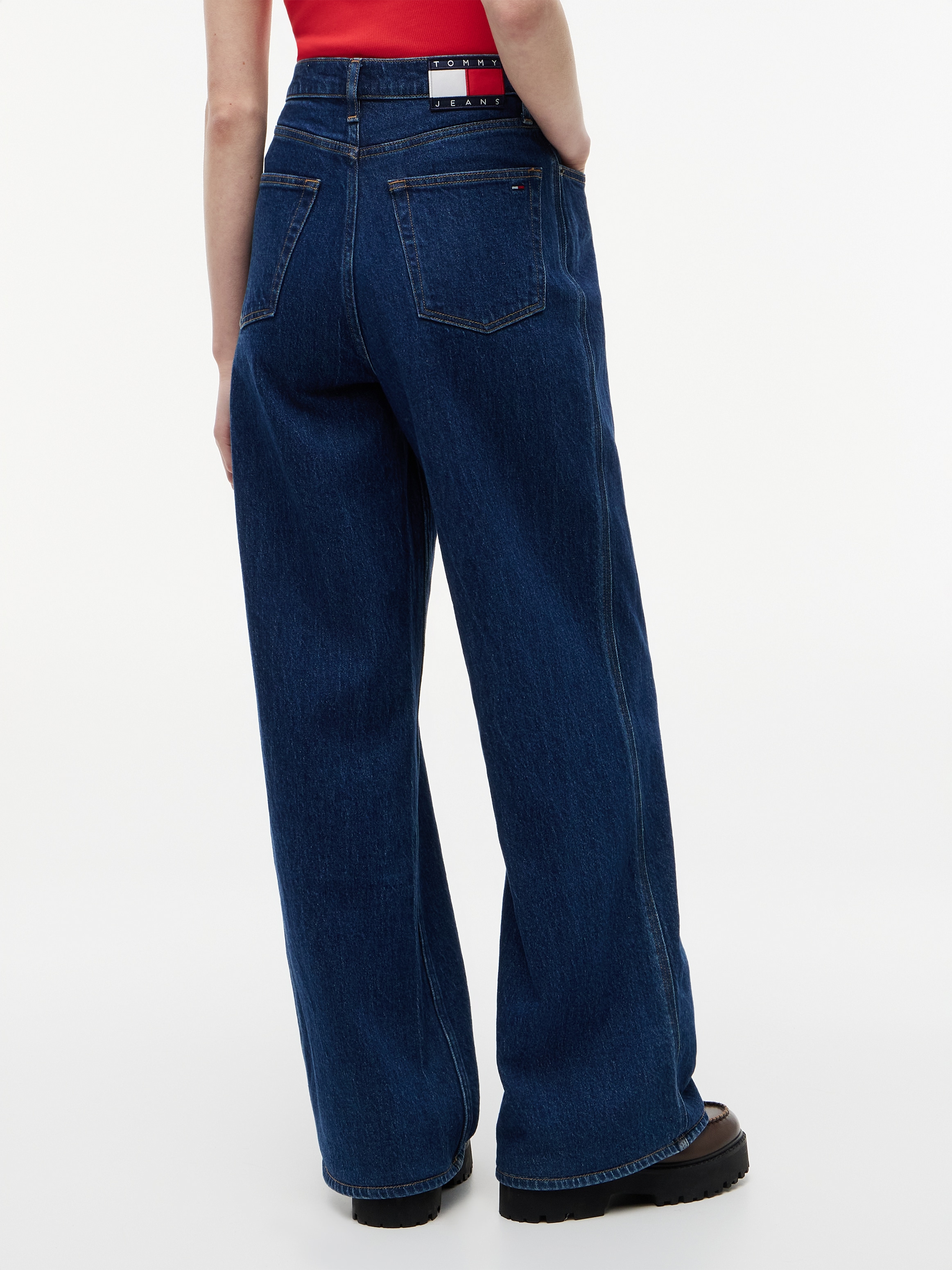 Tommy Jeans Loose-fit-Jeans »CLAIRE HIGH RISE WIDE AI4159« Baumwollmischung, lässig geschnitten