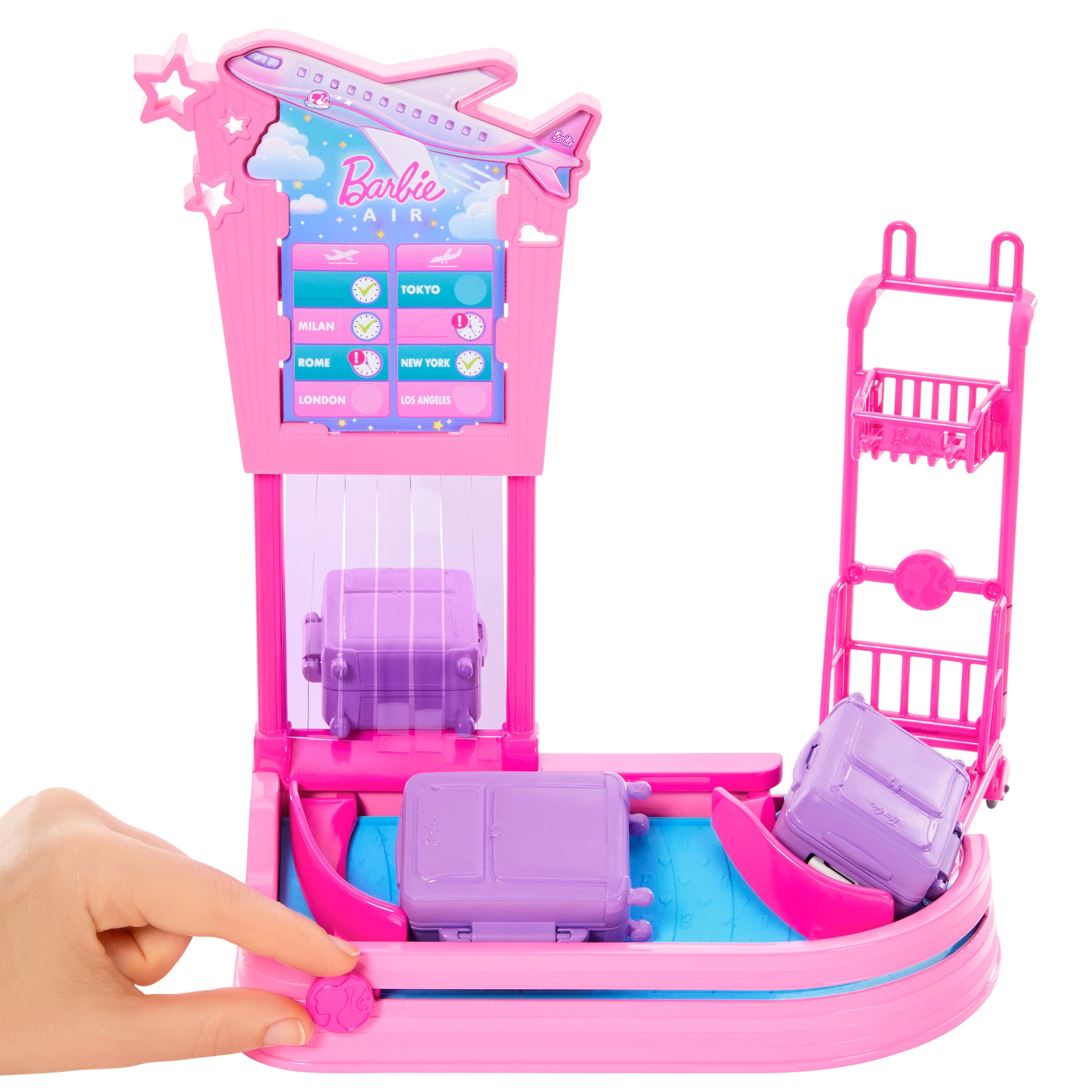 Barbie Anziehpuppe »Barbie Kofferband Spielset mit Puppe Malibu«