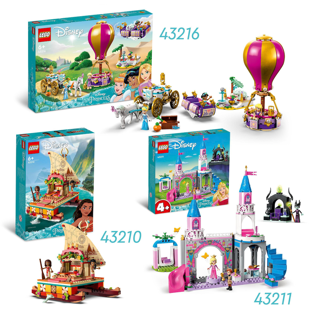 LEGO® Konstruktionsspielsteine »Auroras Schloss (43211), LEGO® Disney«, (187 St.)