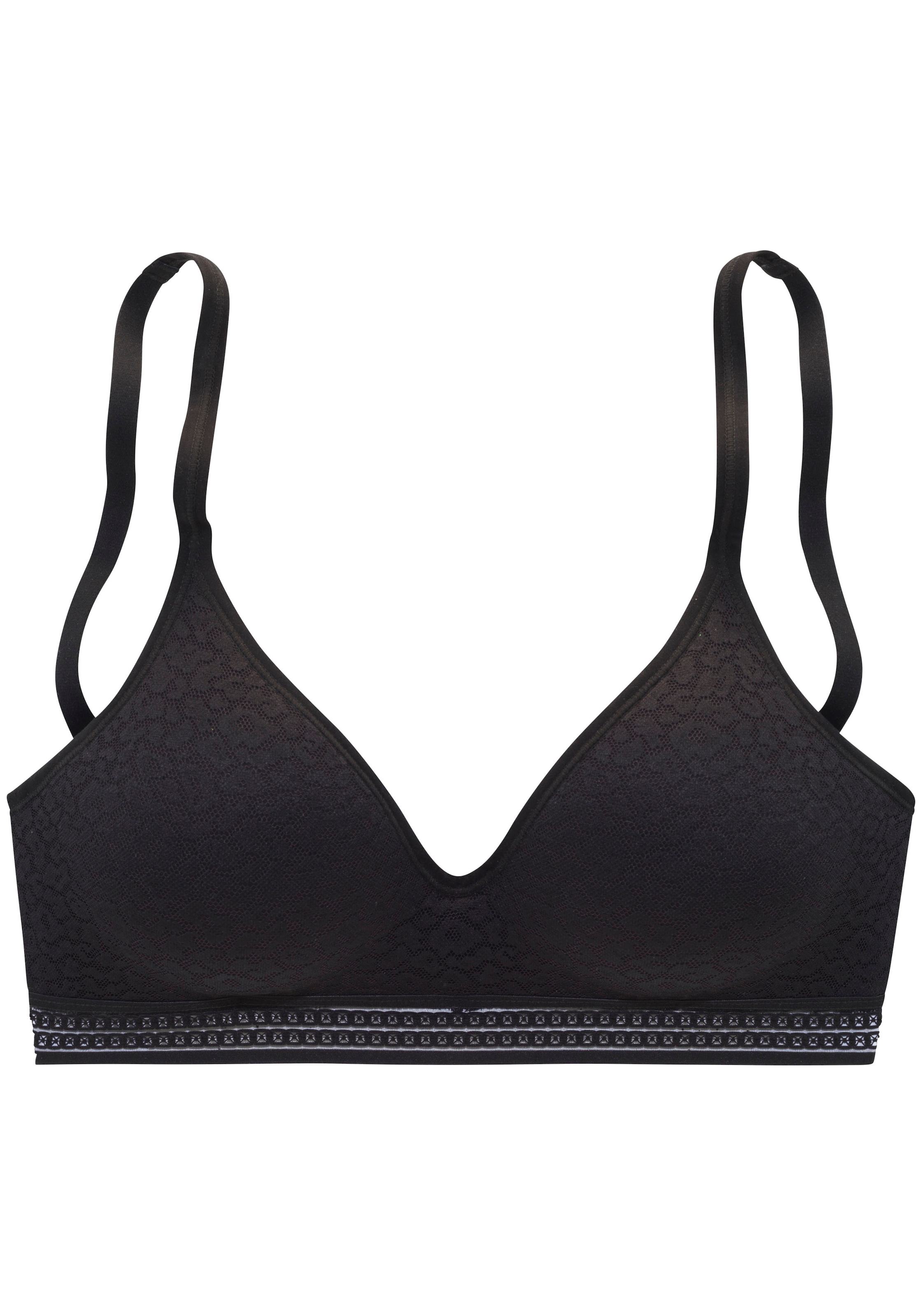 LASCANA Bralette-BH, ohne Bügel mit eingearbeitetem Push-up Kissen, Dessous