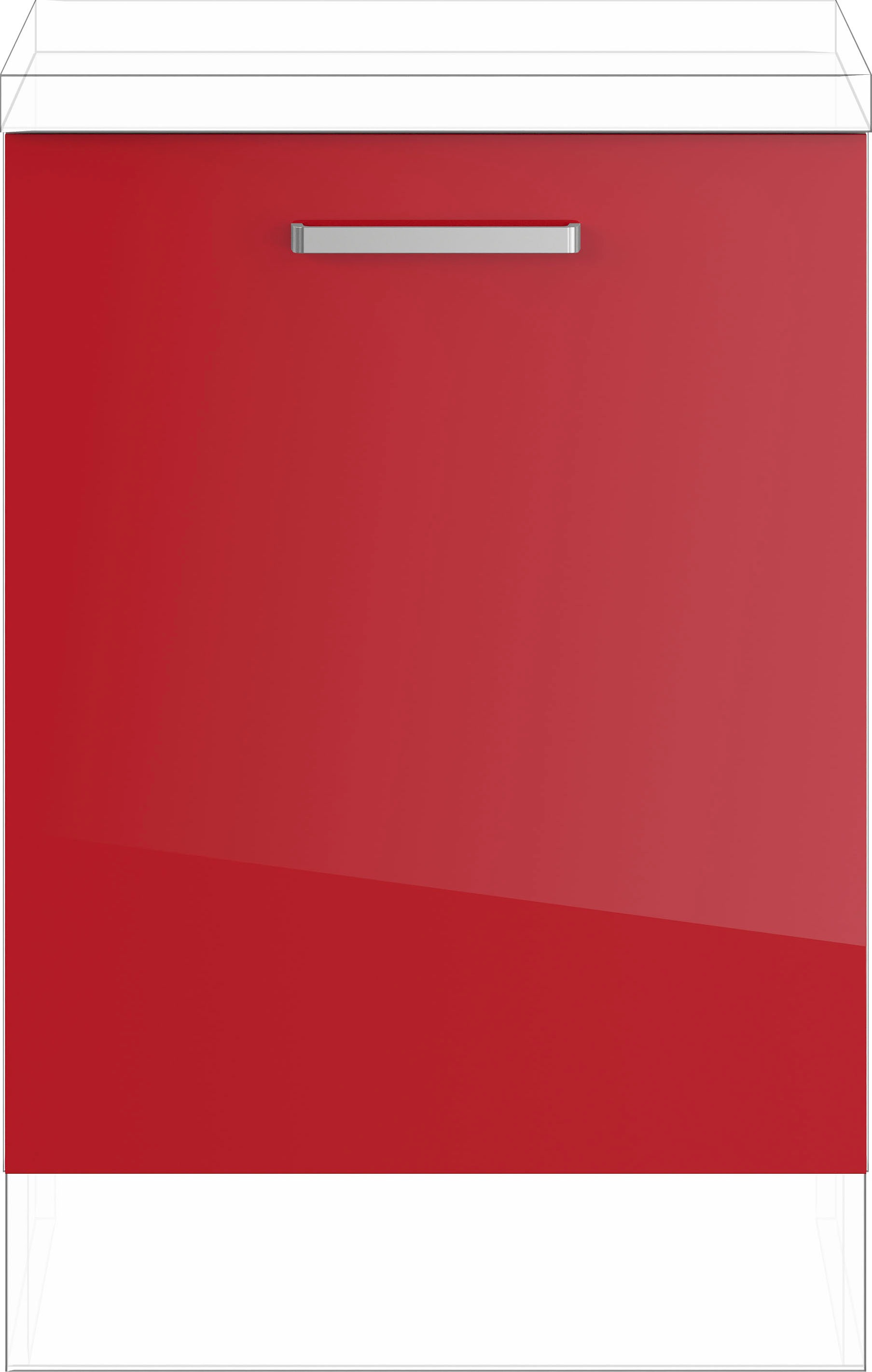 Impuls Küchen Türfront »"Turin" in rot, Größe B/H/T: 60 cm x 71,7 cm x 1,9 cm