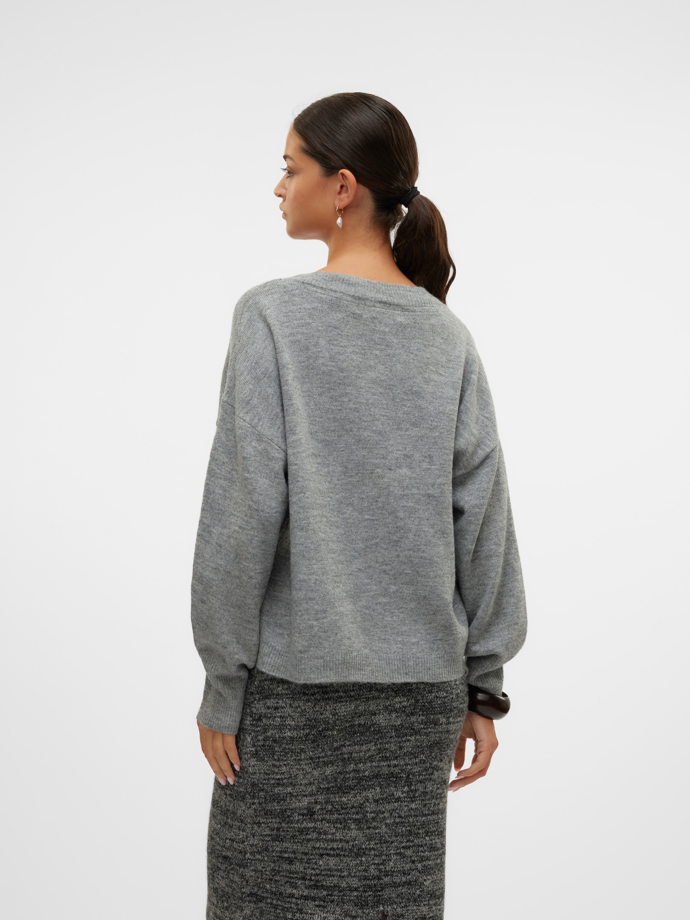 Vero Moda V-Ausschnitt-Pullover »VMJUPITER LS V-NECK PULLOVER BF«