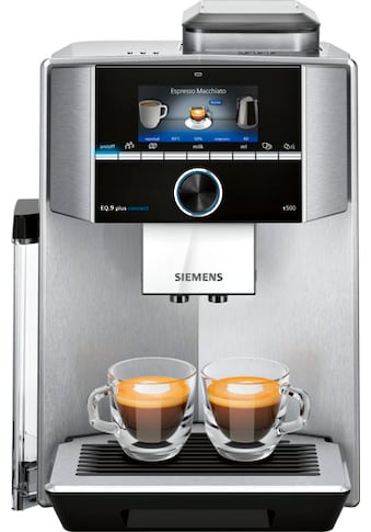 SIEMENS Kaffeevollautomat »EQ.9 plus connect s500 TI9558X1DE«, extra leise,... kaufen