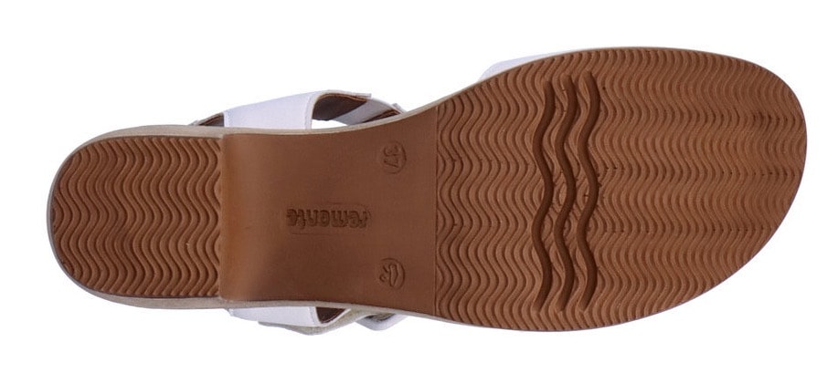 Remonte Sandalette, Blockabsatz, Sommerschuh, Sandale mit Klettverschlüssen