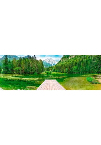 Komar Fototapete »Green Lake«, bedruckt-Wald-Meer, ausgezeichnet lichtbeständig kaufen