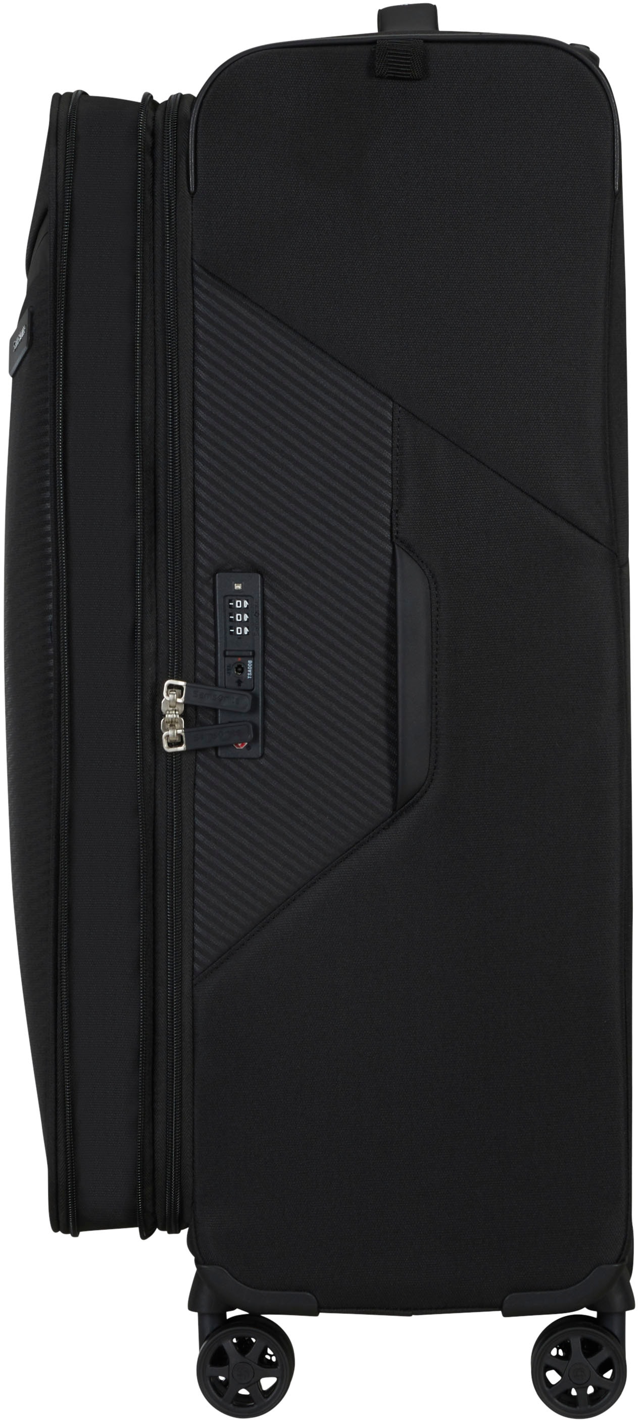 Samsonite Weichgepäck-Trolley »LITEBEAM, verschiedene Größen und Farben«, 4 Rollen, Reisekoffer Aufgabegepäck Trolley Volumenerweiterung bei M/L