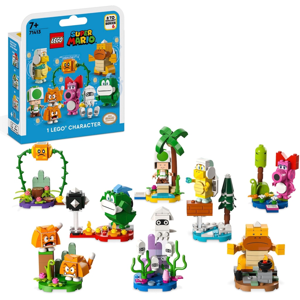 LEGO® Konstruktionsspielsteine »Mario-Charaktere-Serie 6 (71413), LEGO® Super Mario«, (52 St.)