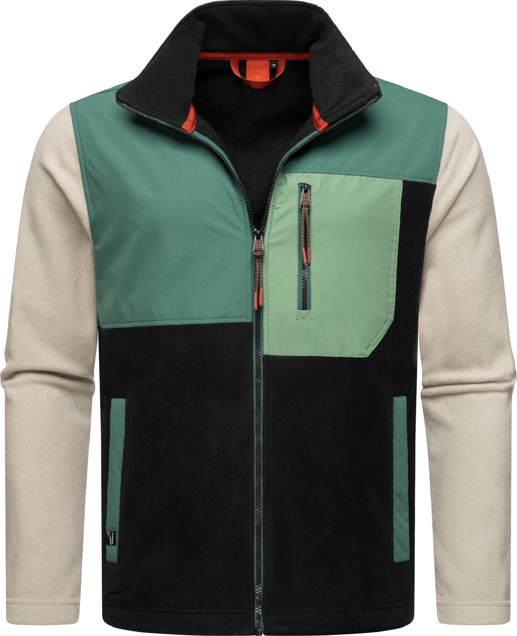 Ragwear Sweatjacke »Plüschjacke Flettcher«, Herren Basic Fleecejacke