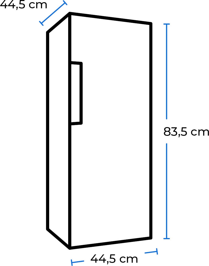 exquisit Kühlschrank »KS86-0-090E«, KS86-0-090E, 83,5 cm hoch, 44,5 cm breit, 79 L Volumen