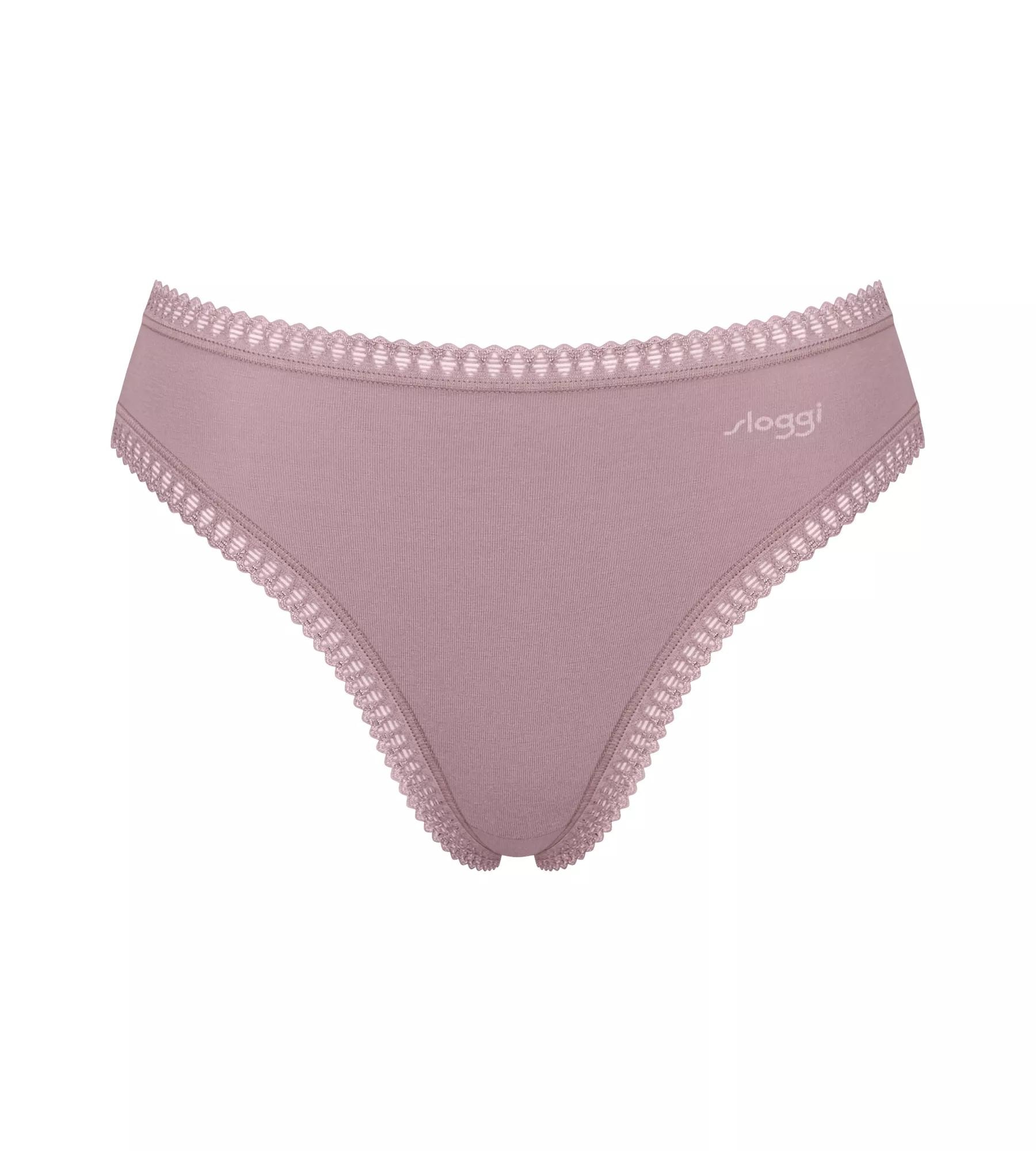 sloggi Slip »GO Crush« 3er Pack,  mit Spitzendetails, Multipack, hoher Beinausschnitt