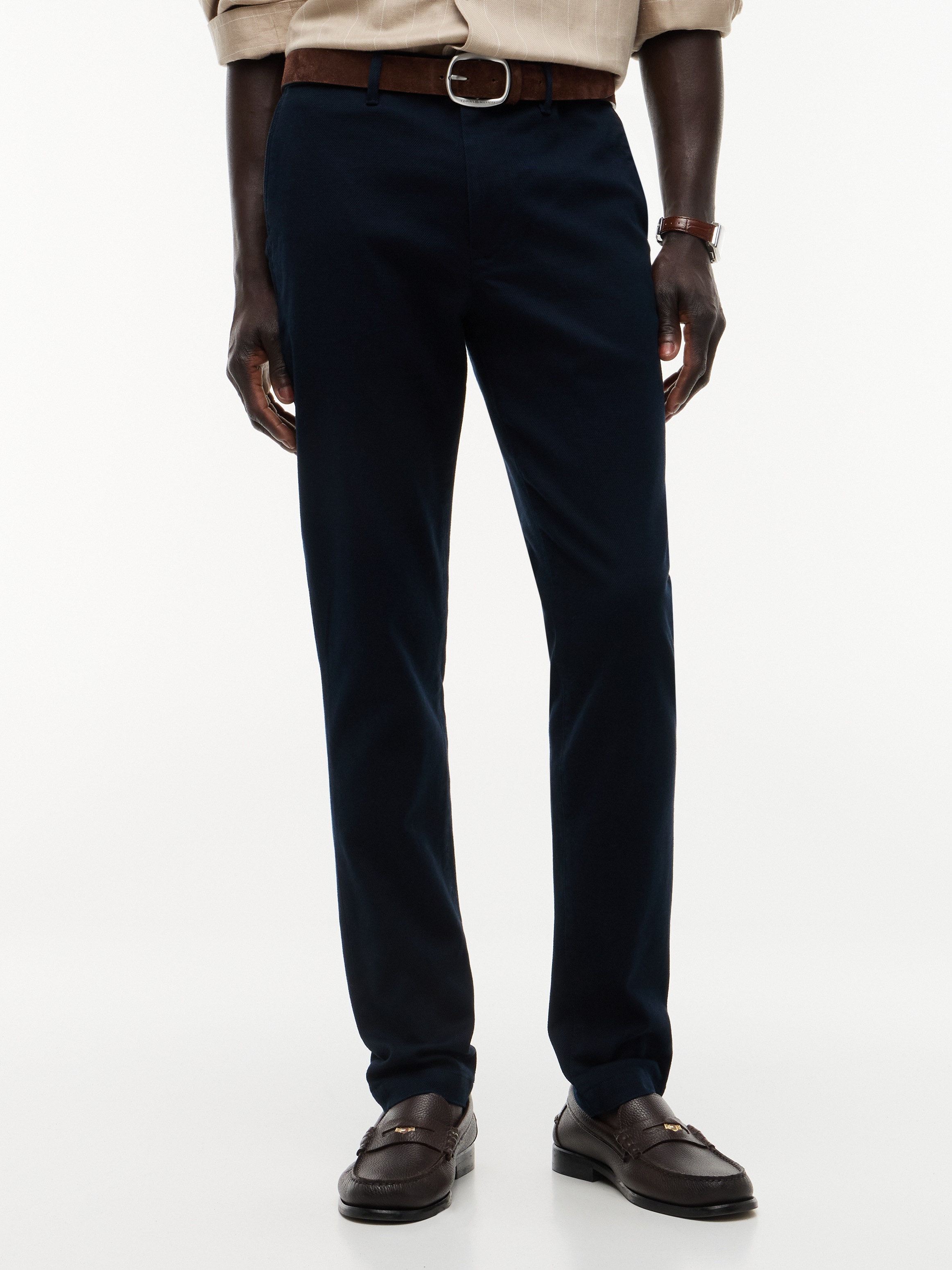 Tommy Hilfiger Chinohose »BLEECKER OPEN STRUCTURE«  aus Stretch-Baumwolle, Slim Fit