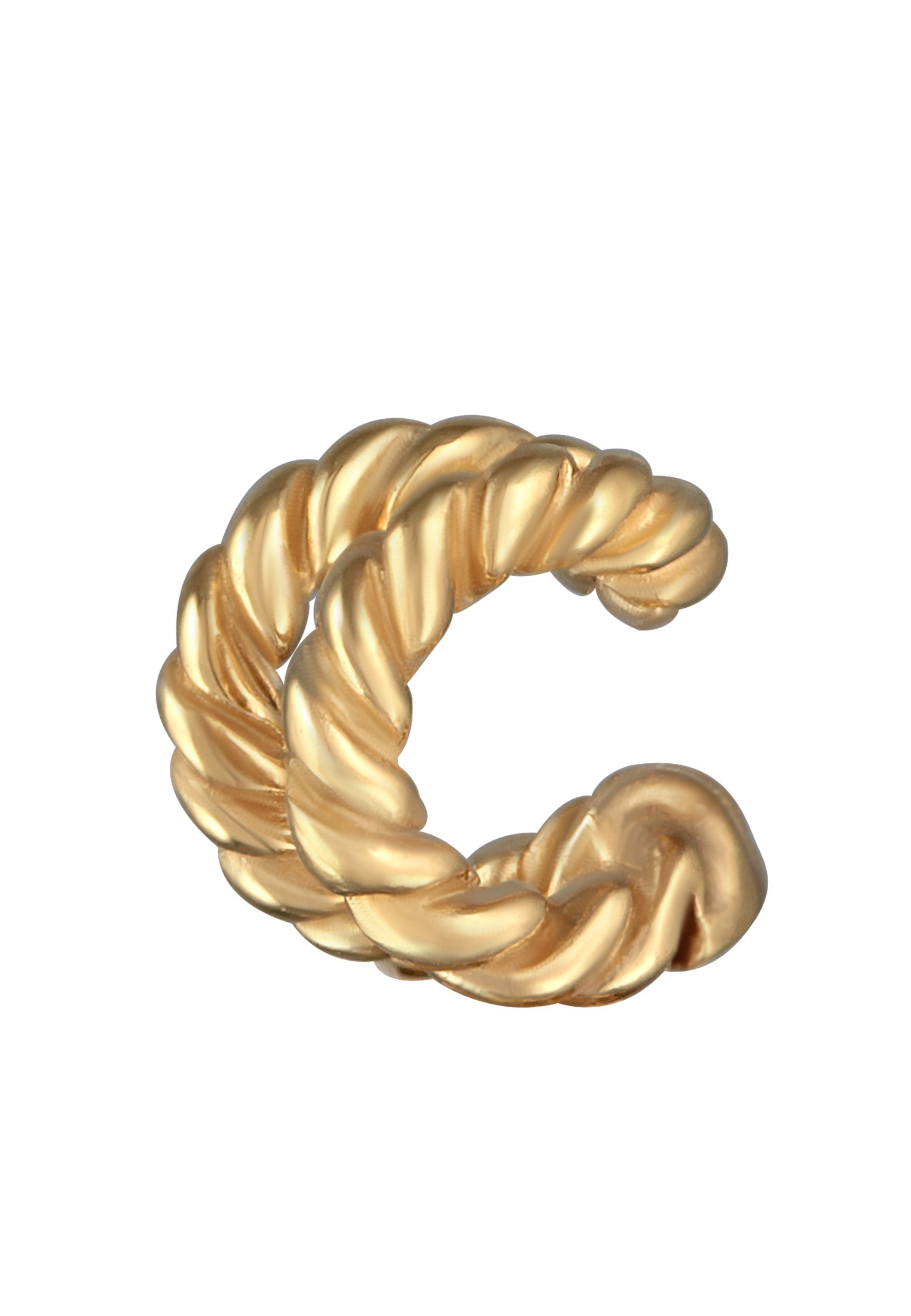 Elli Ohrklemme »Ohrringe Single Earcuff Double Twisted Look 925 Silber«